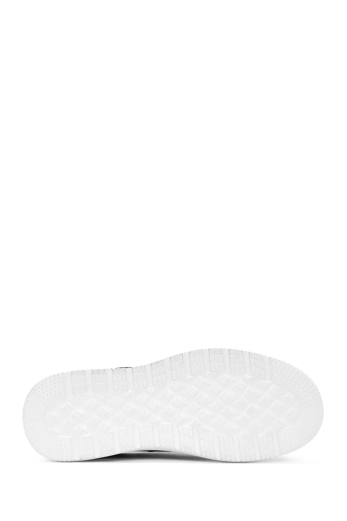 Erkek Siyah Bağcıklı Deri Sneaker - Image 5