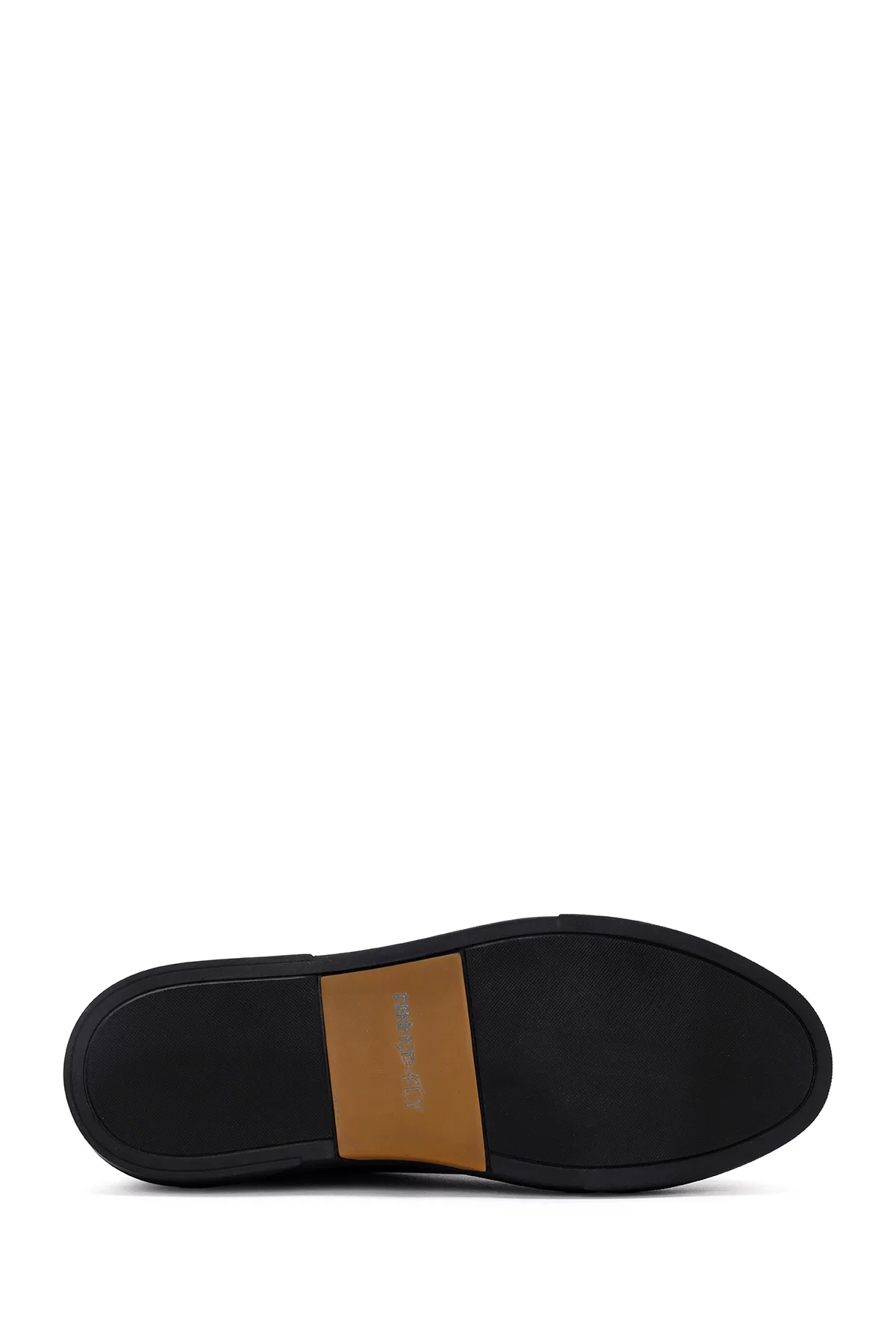 Erkek Siyah Bağcıklı Deri Sneaker - Image 4