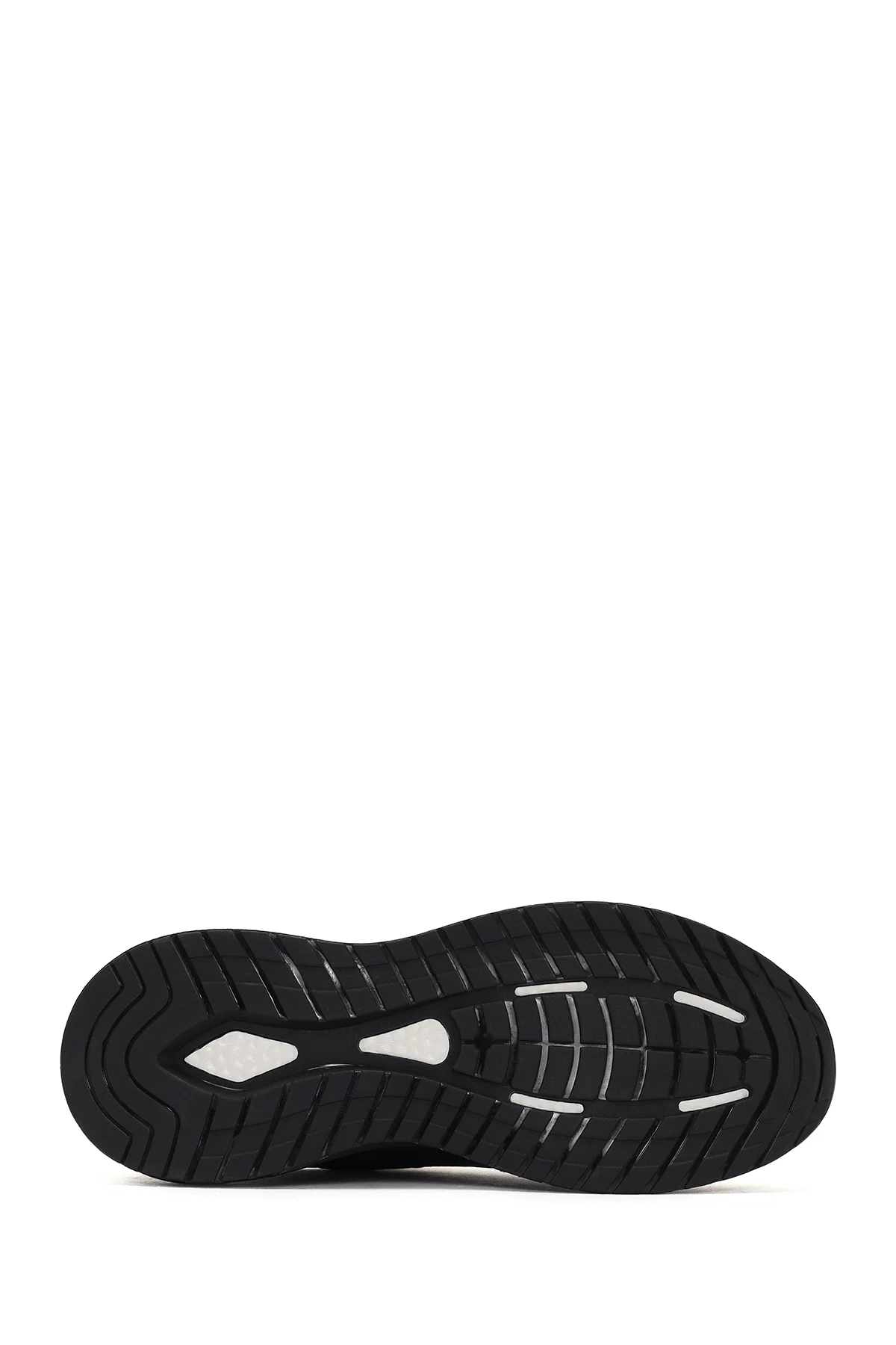 Erkek Siyah bağcıklı Deri Sneaker - Image 4