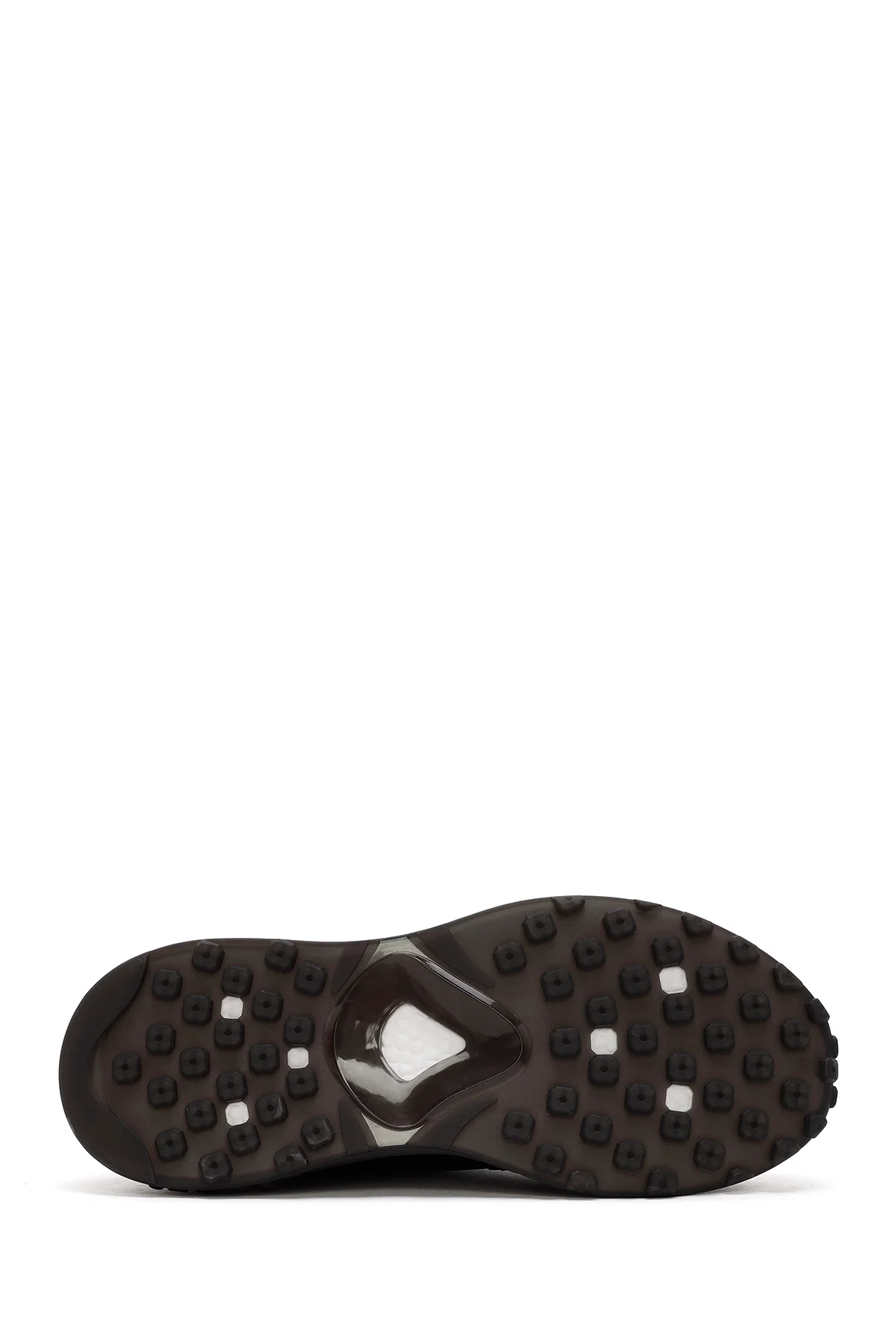 Erkek Siyah Bağcıklı Deri Sneaker - Image 4