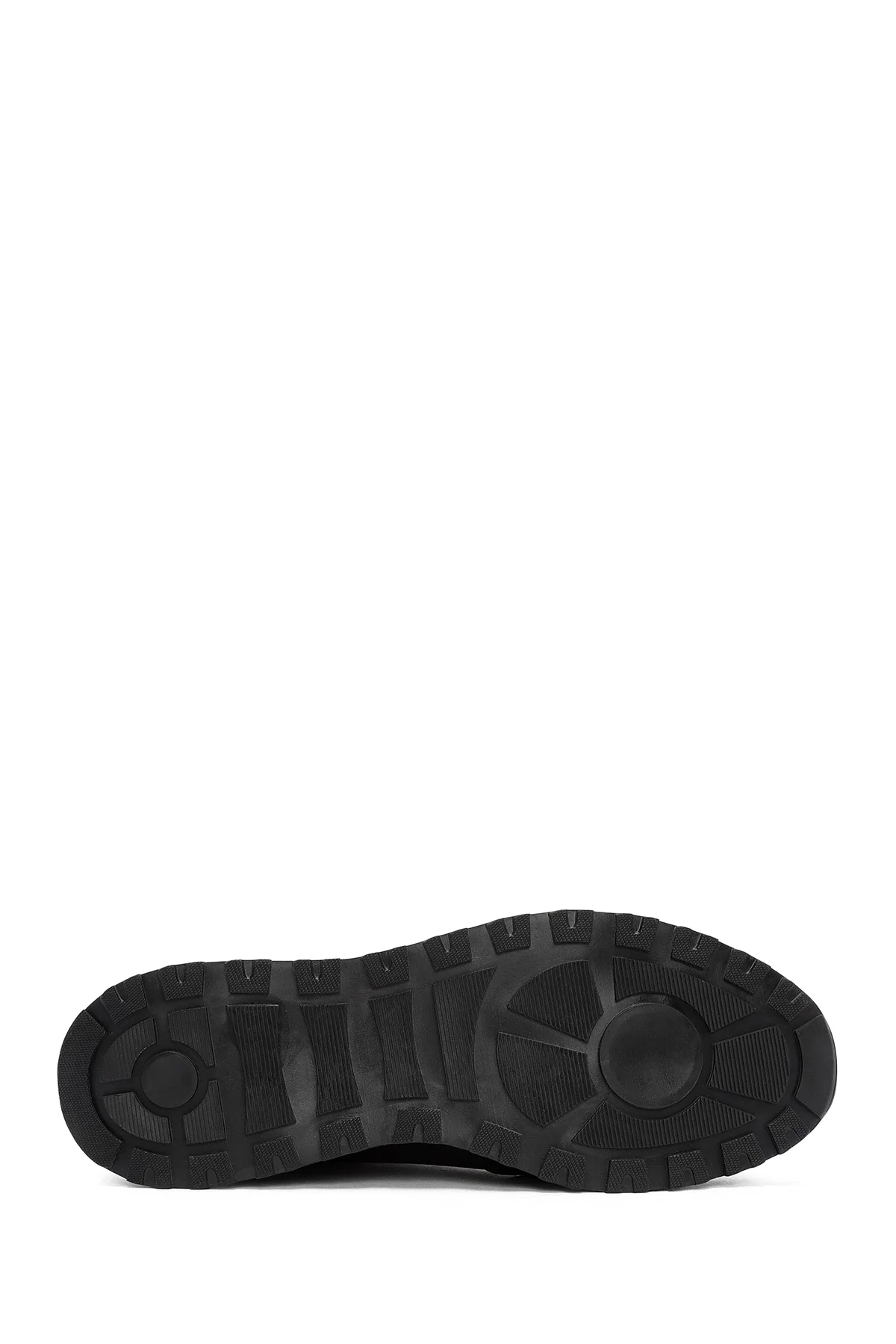 Erkek Siyah Bağcıklı Deri Sneaker - Image 4