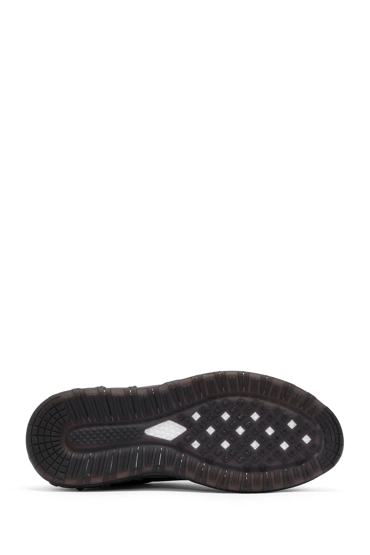 Erkek Siyah Bağcıklı Deri Sneaker - Image 4