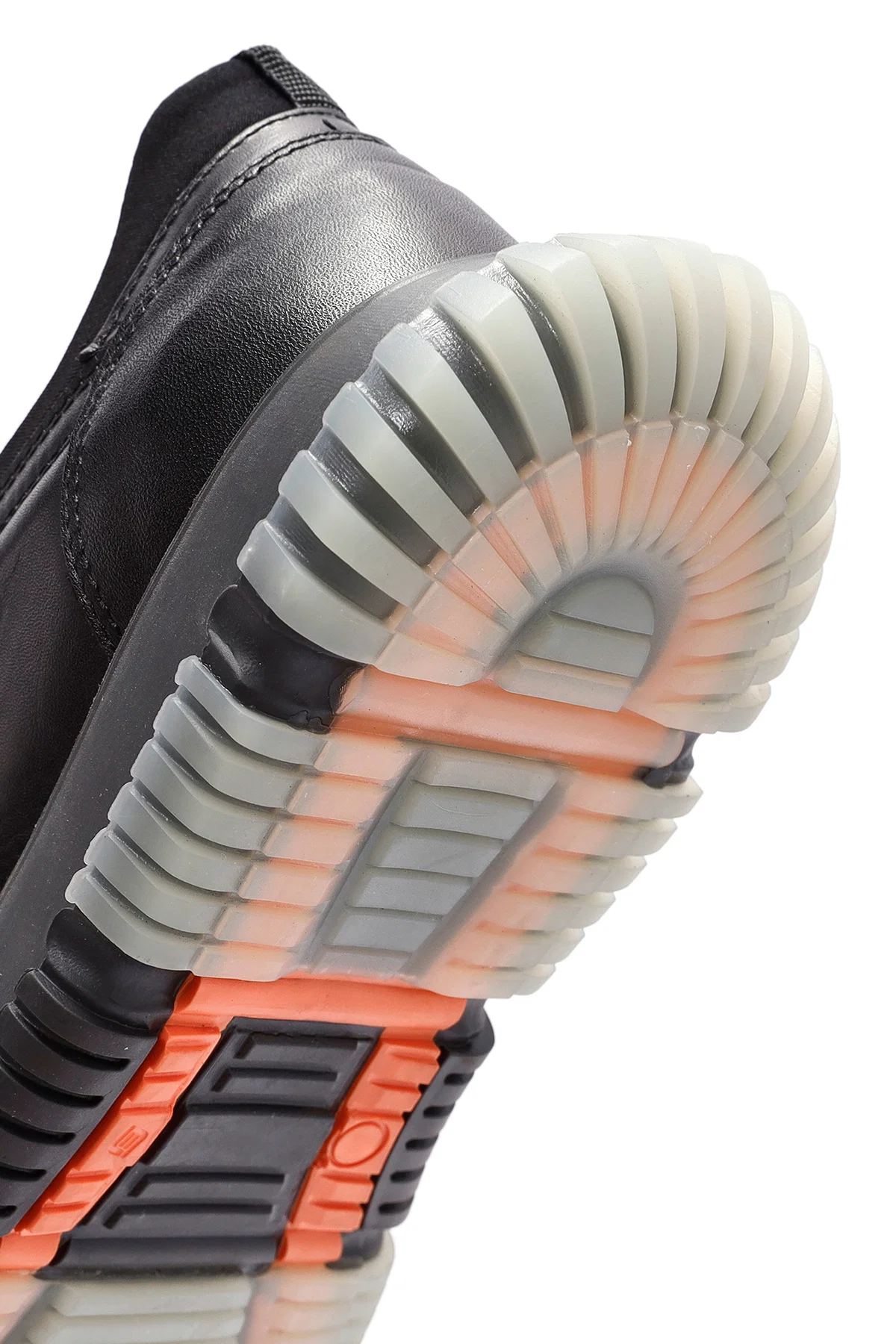 Erkek Siyah Bağcıklı Deri Sneaker - Image 8