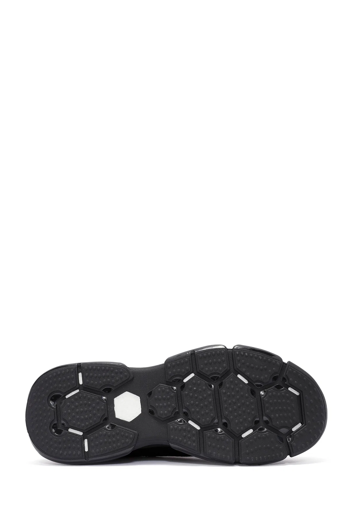 Erkek Siyah Bağcıklı Deri Sneaker - Image 4