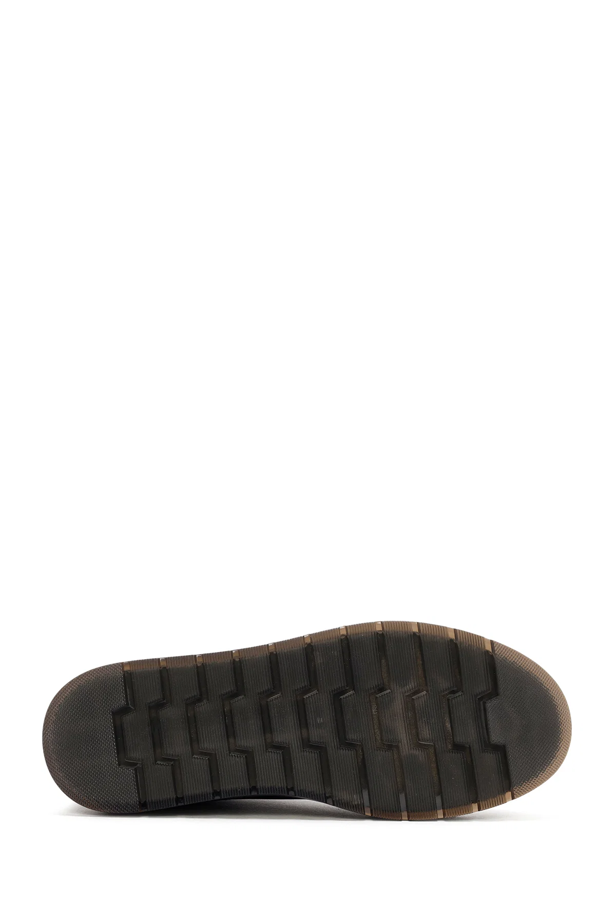 Erkek Siyah Bağcıklı Deri Sneaker - Image 4