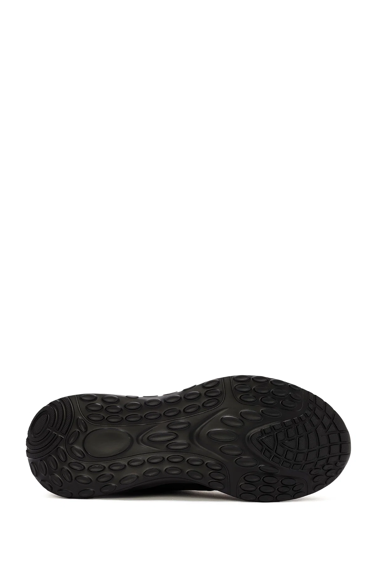 Erkek Siyah Bağcıklı Deri Sneaker - Image 4
