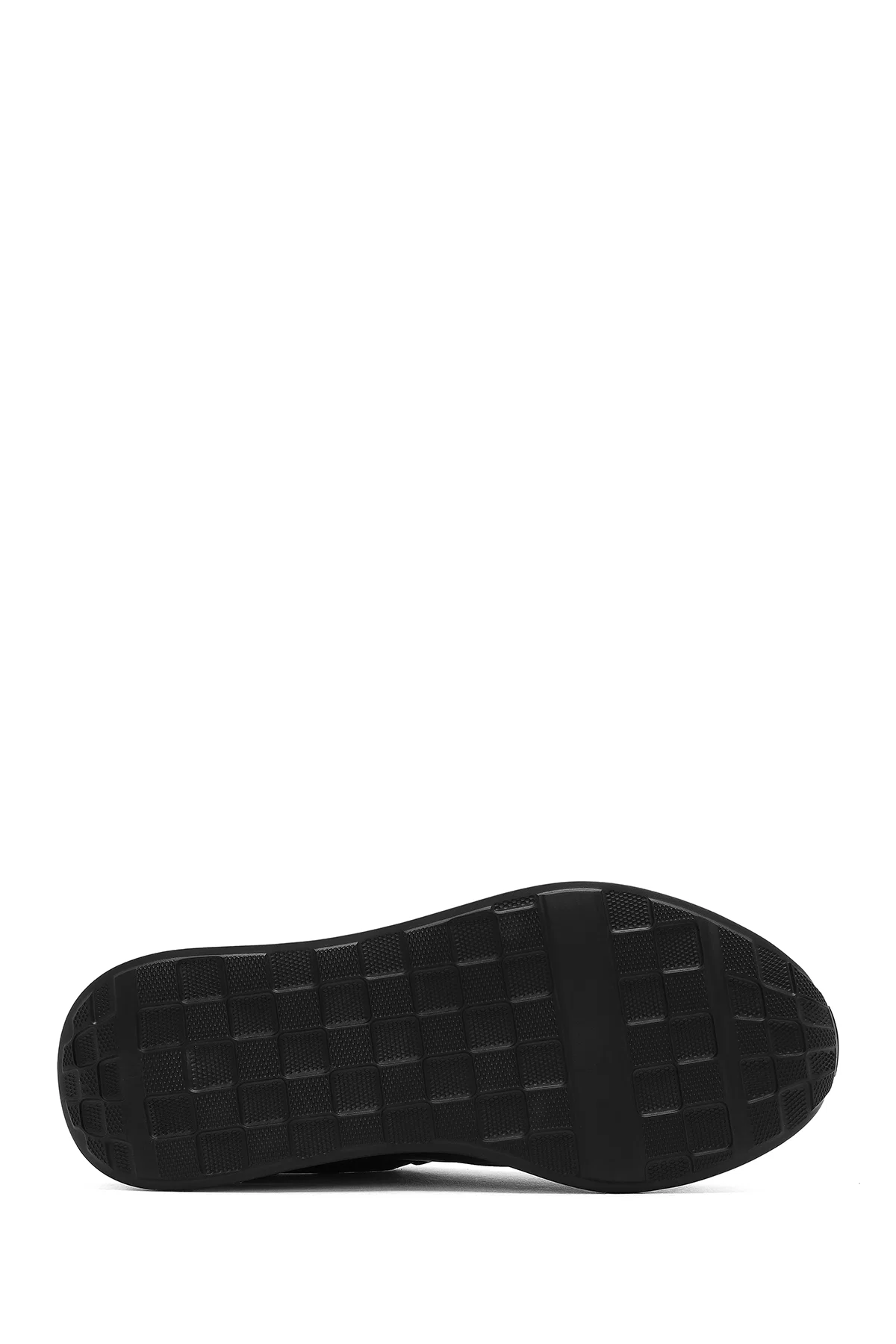 Erkek Siyah Bağcıklı Deri Sneaker - Image 4