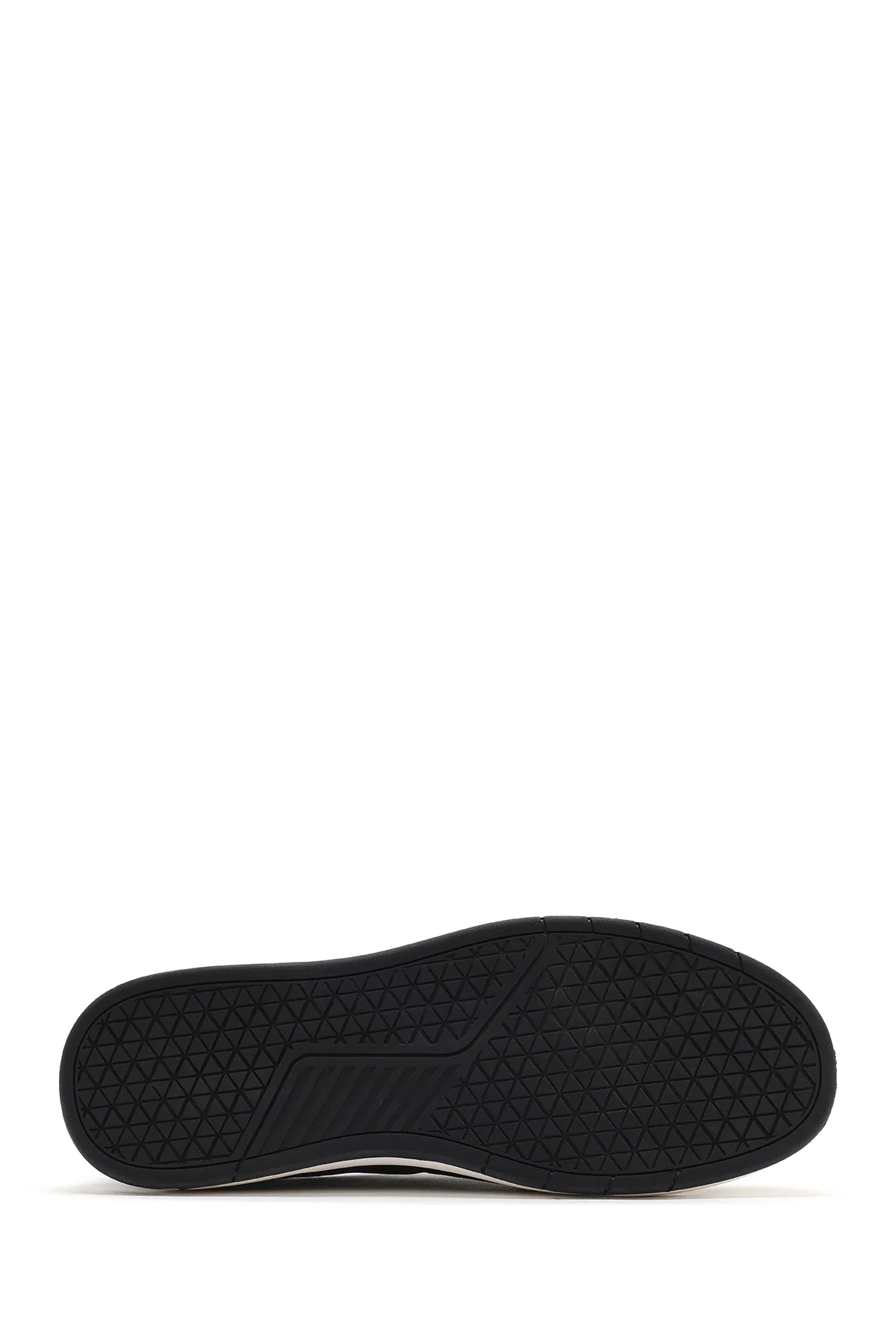 Erkek Siyah Bağcıklı Deri Sneaker - Image 4