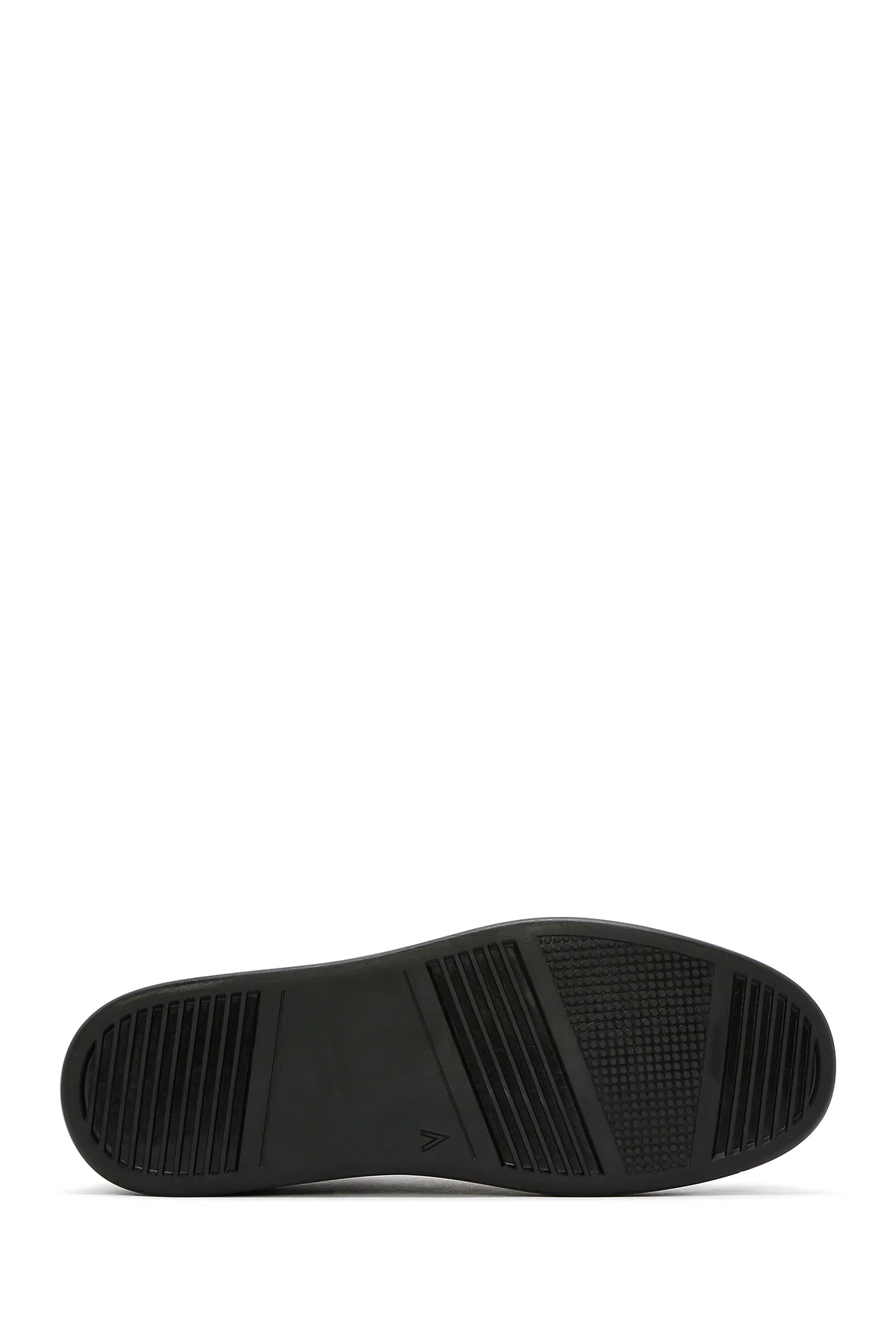 Erkek Siyah Bağcıklı Deri Sneaker - Image 4