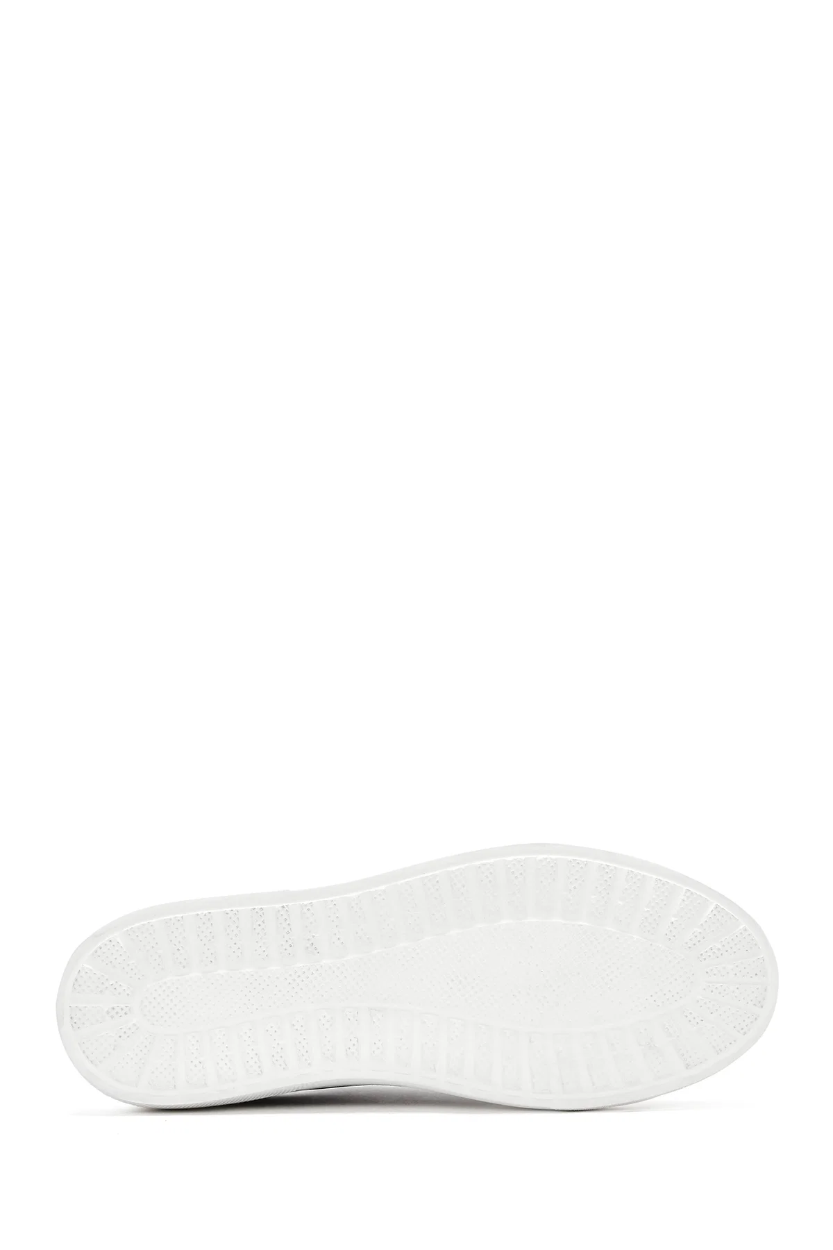 Erkek Siyah Bağcıklı Deri Sneaker - Image 4