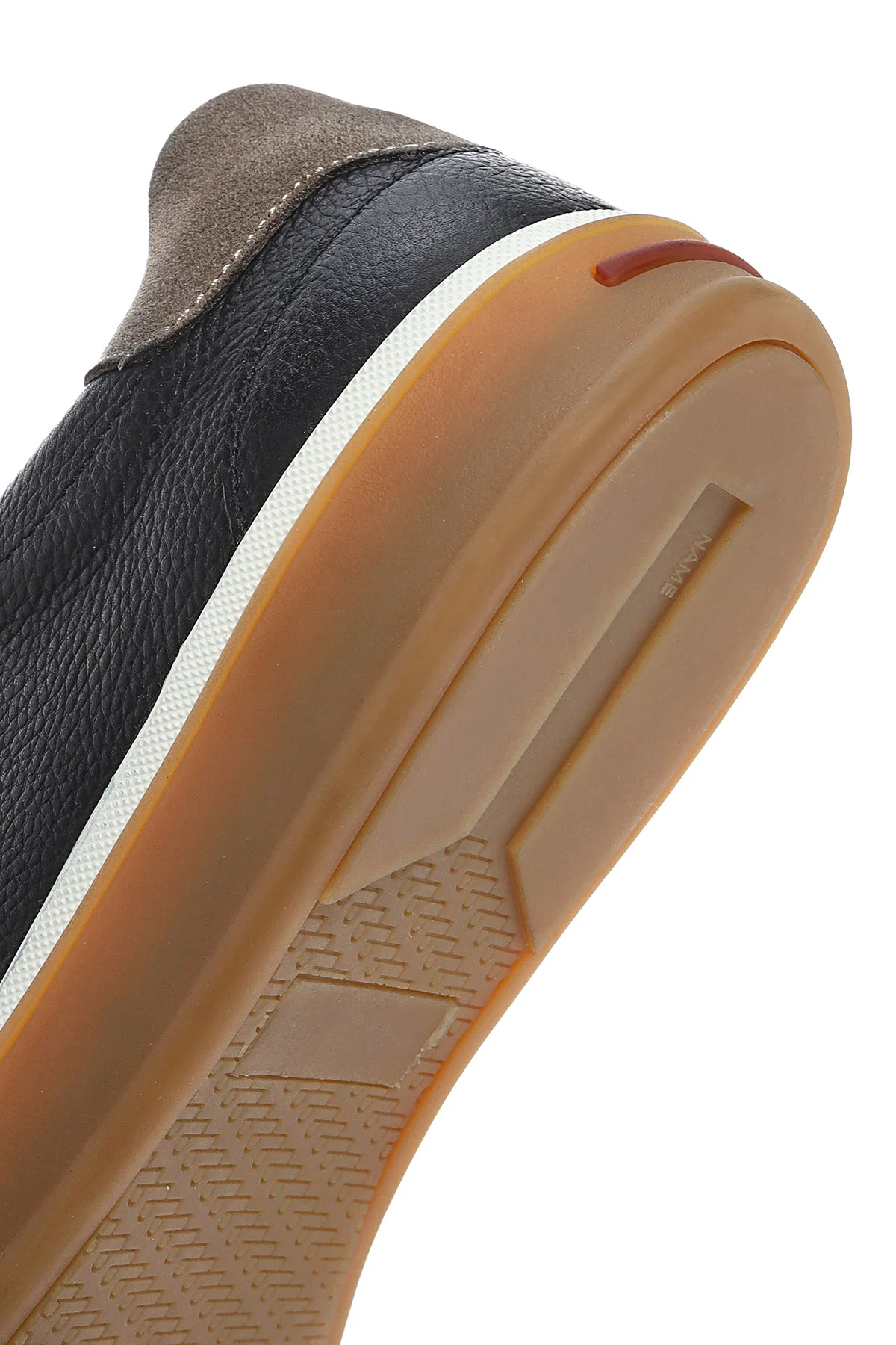 Erkek Siyah Bağcıklı Deri Sneaker - Image 10