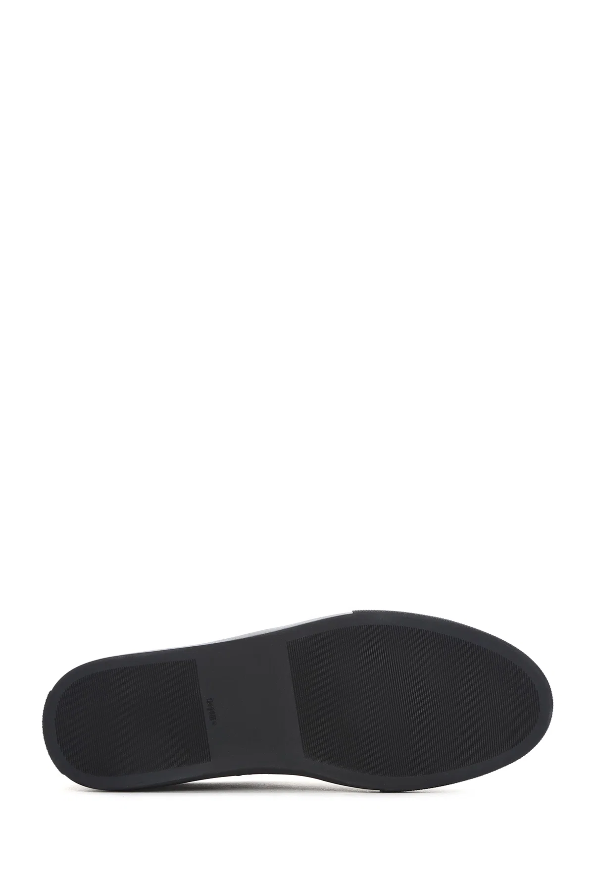 Erkek Siyah Bağcıklı Deri Sneaker - Image 4