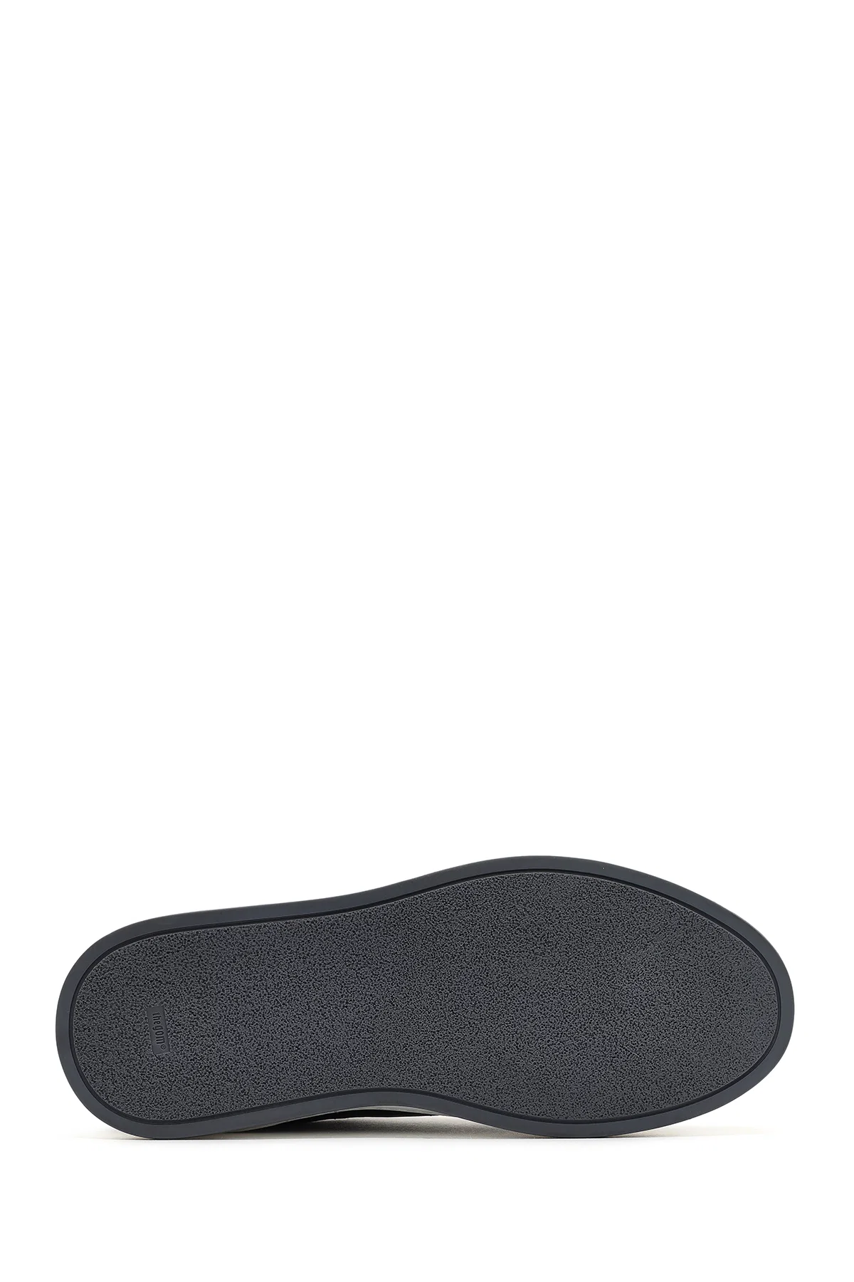 Erkek Siyah Bağcıklı Deri Sneaker - Image 4