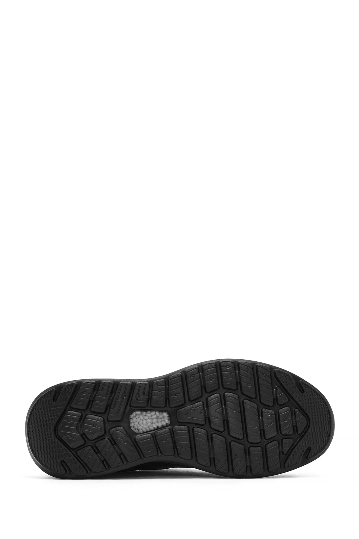 Erkek Siyah Bağcıklı Deri Sneaker - Image 4