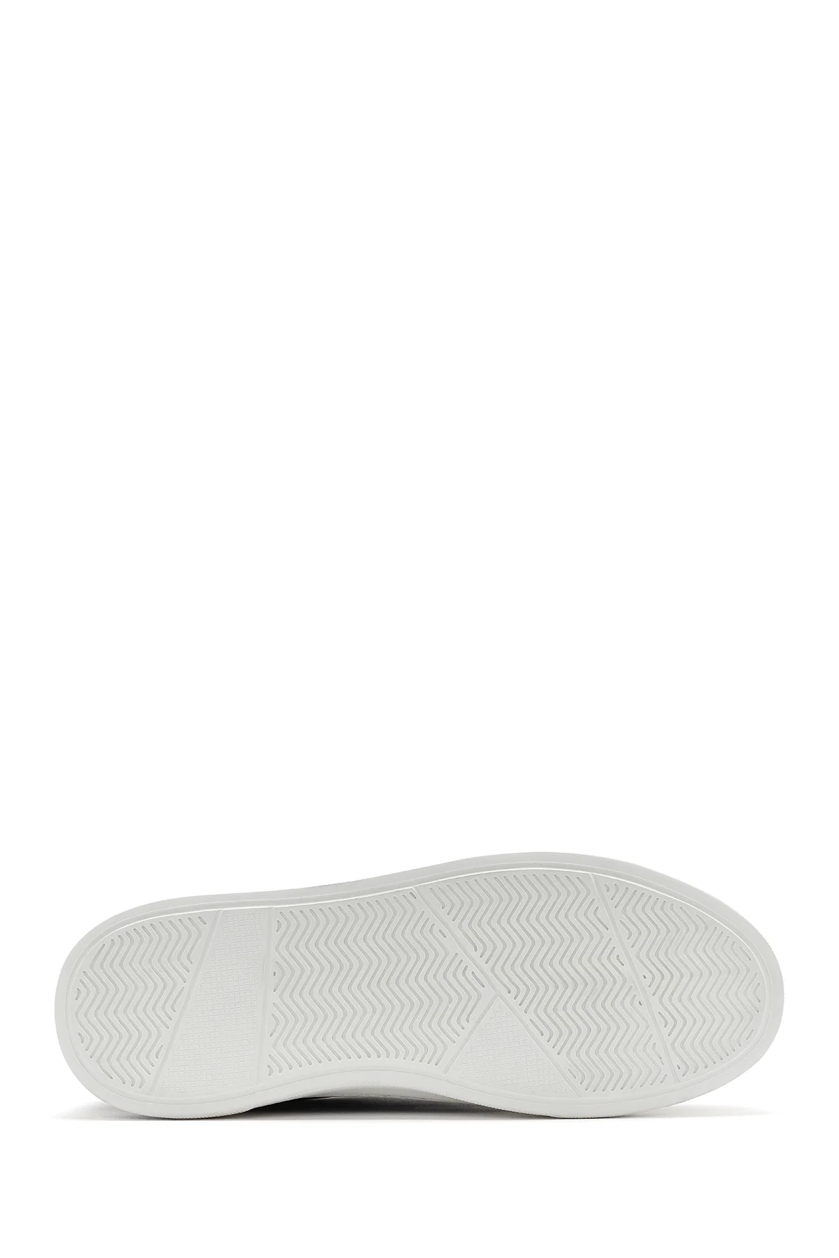 Erkek Siyah Bağcıklı Deri Sneaker - Image 4