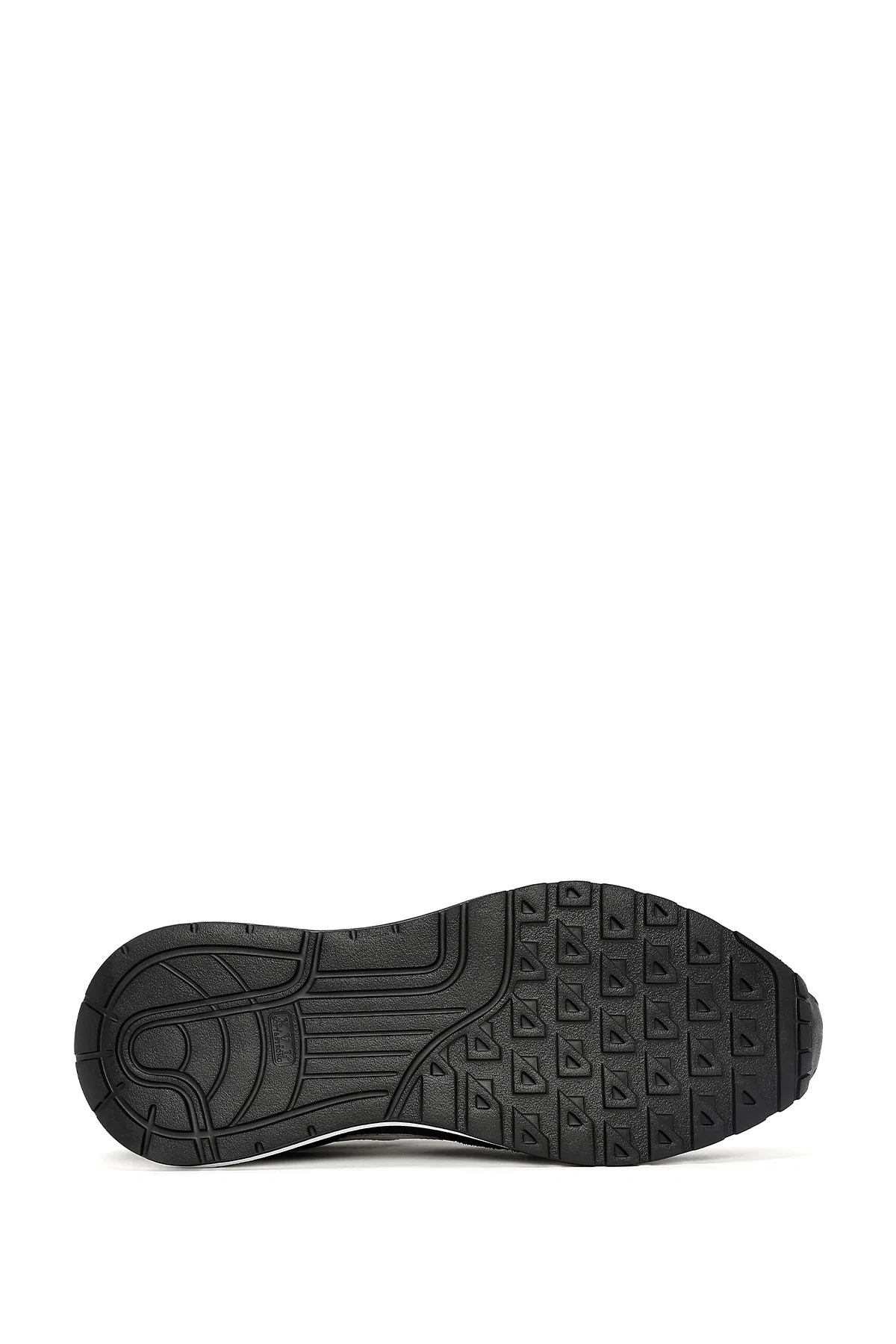 Erkek Siyah Bağcıklı Deri Sneaker - Image 4