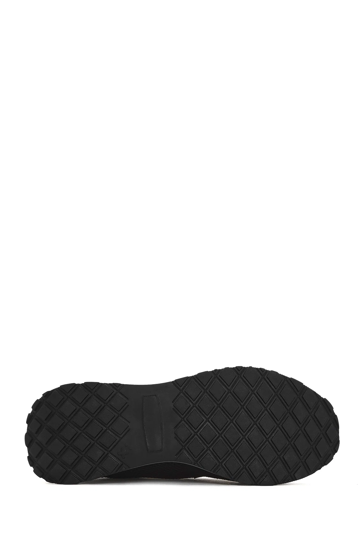 Erkek Siyah Bağcıklı Deri Sneaker - Image 4