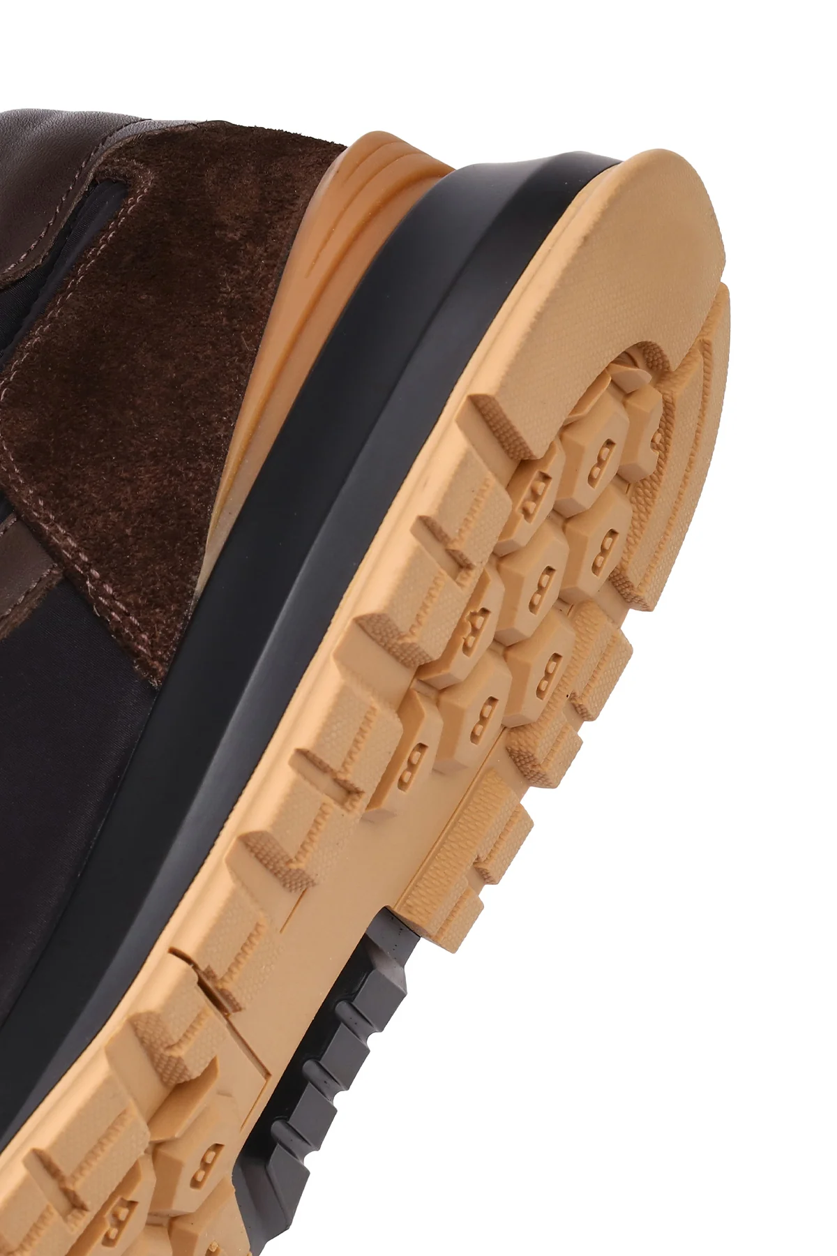 Erkek Siyah Bağcıklı Deri Sneaker - Image 8