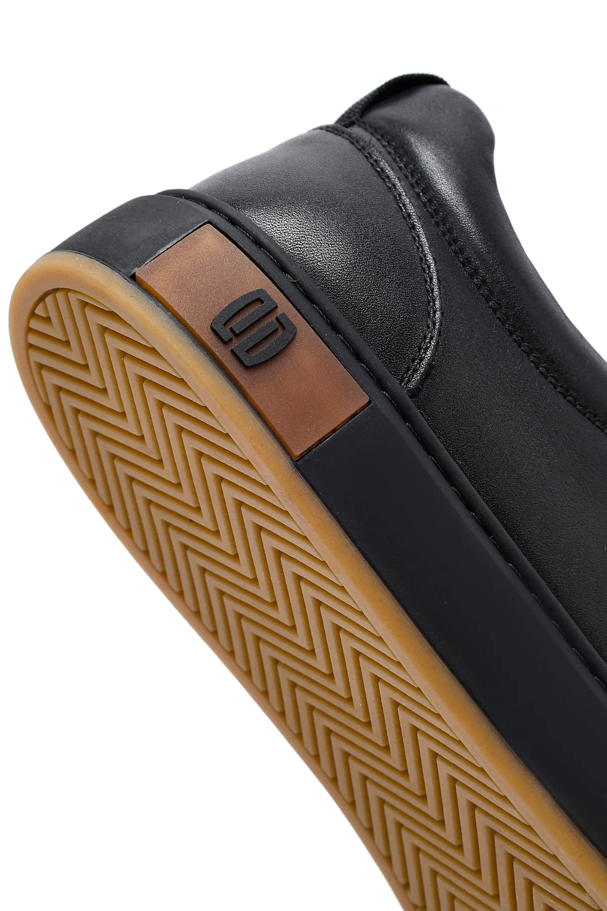 Erkek Siyah Bağcıklı Deri Sneaker - Image 11