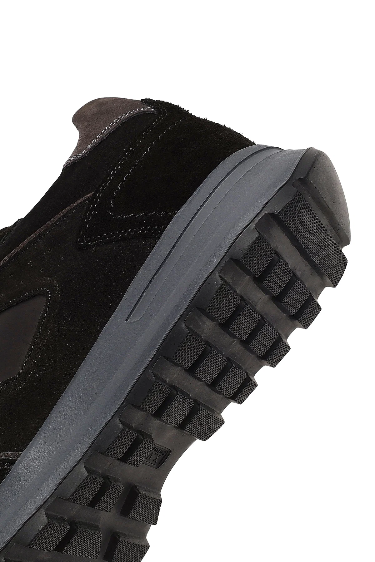Erkek Siyah Bağcıklı Deri Sneaker - Image 8