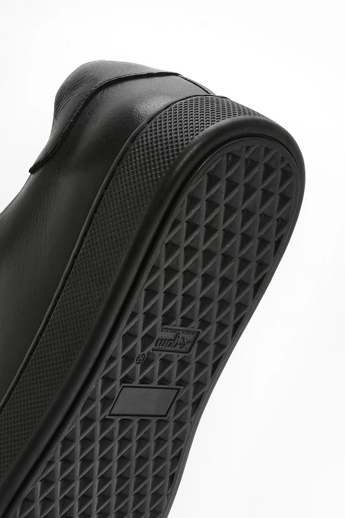 Erkek Siyah Bağcıklı Deri Sneaker - Image 10