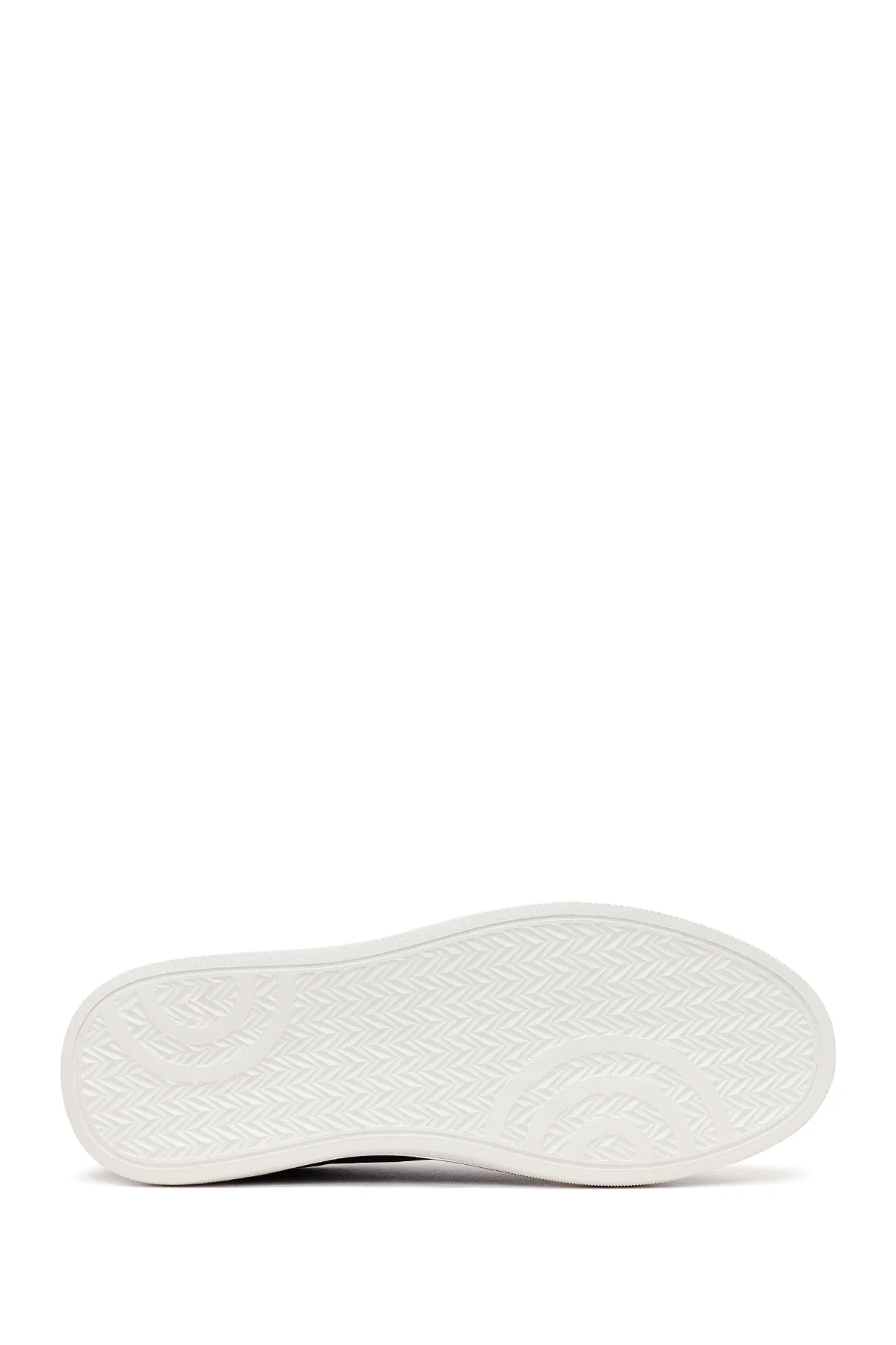 Erkek Siyah Bağcıklı Deri Sneaker - Image 5