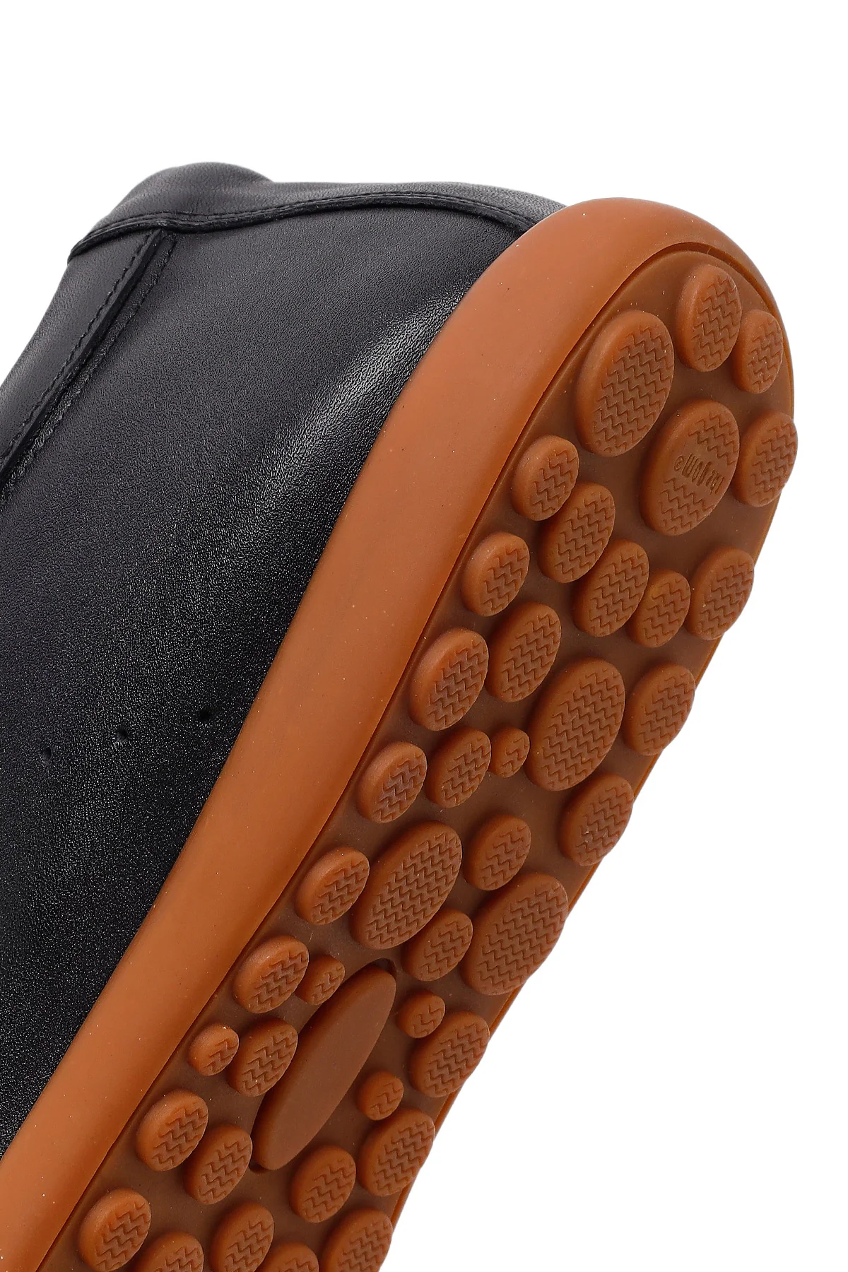 Erkek Siyah Bağcıklı Deri Sneaker - Image 8