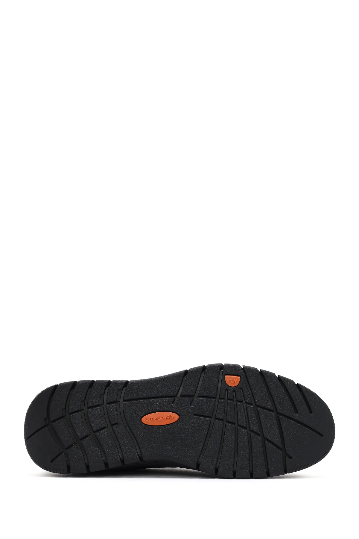 Erkek Siyah Bağcıklı Deri Sneaker - Image 5