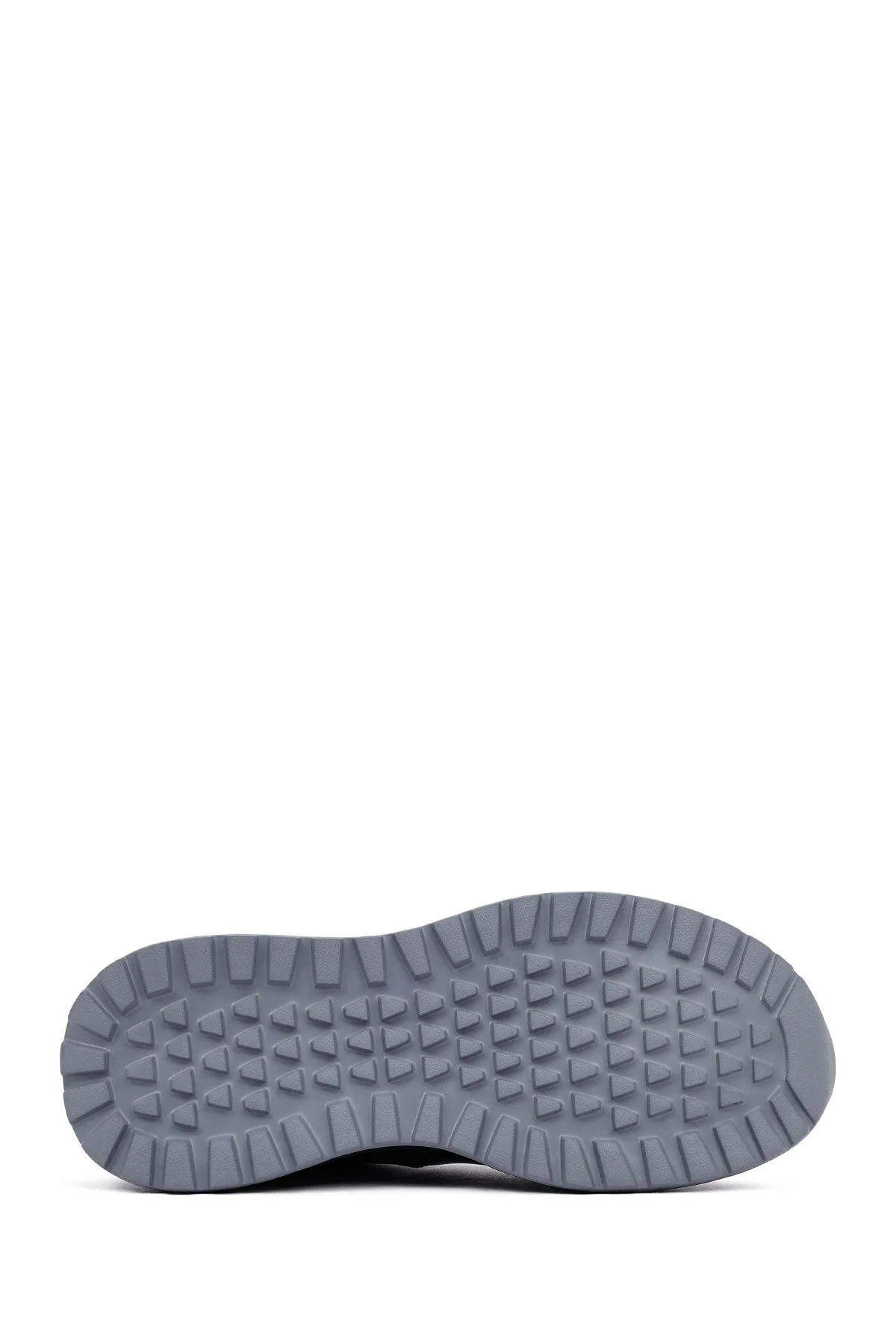 Erkek Siyah Bağcıklı Kalın Tabanlı Deri Casual Sneaker - Image 4