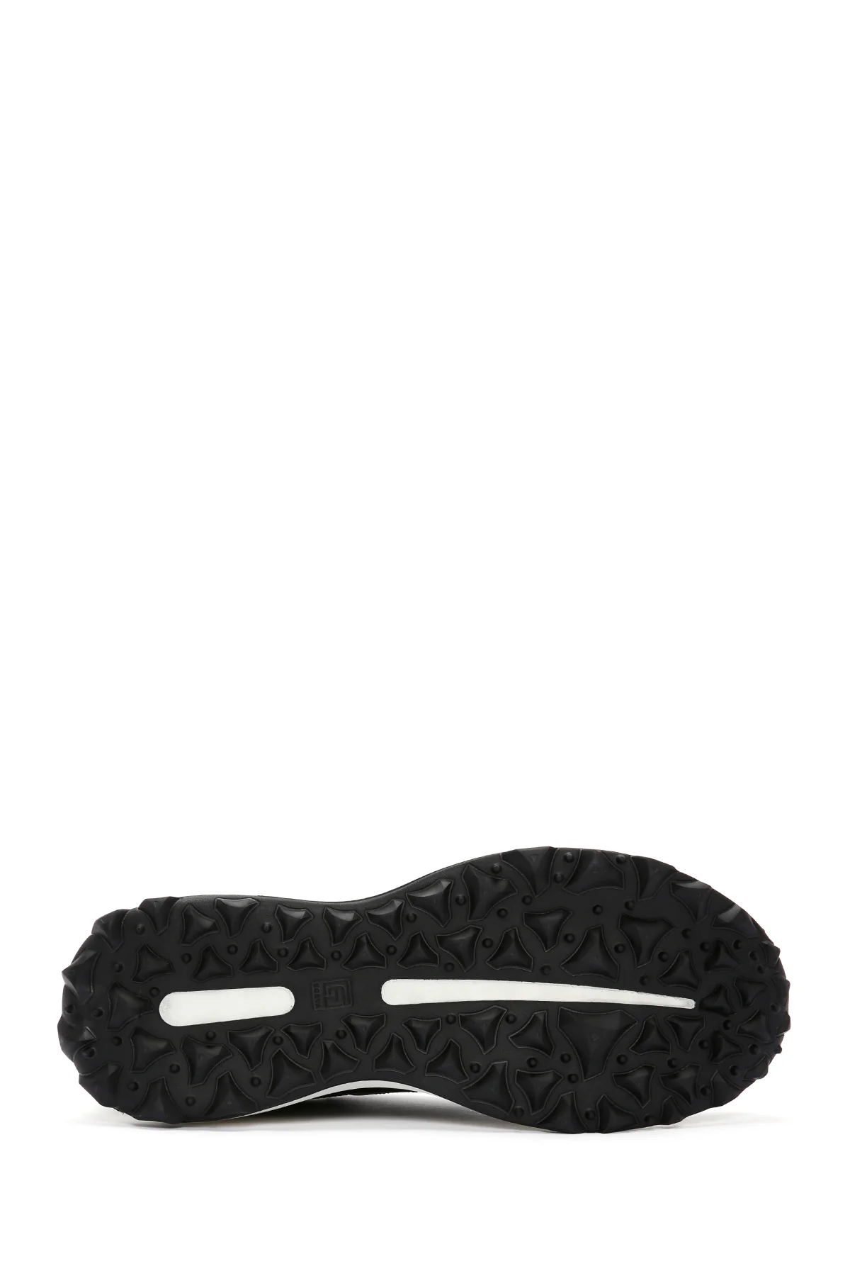 Erkek Siyah Bağcıklı Kalın Tabanlı Deri Sneaker - Image 4