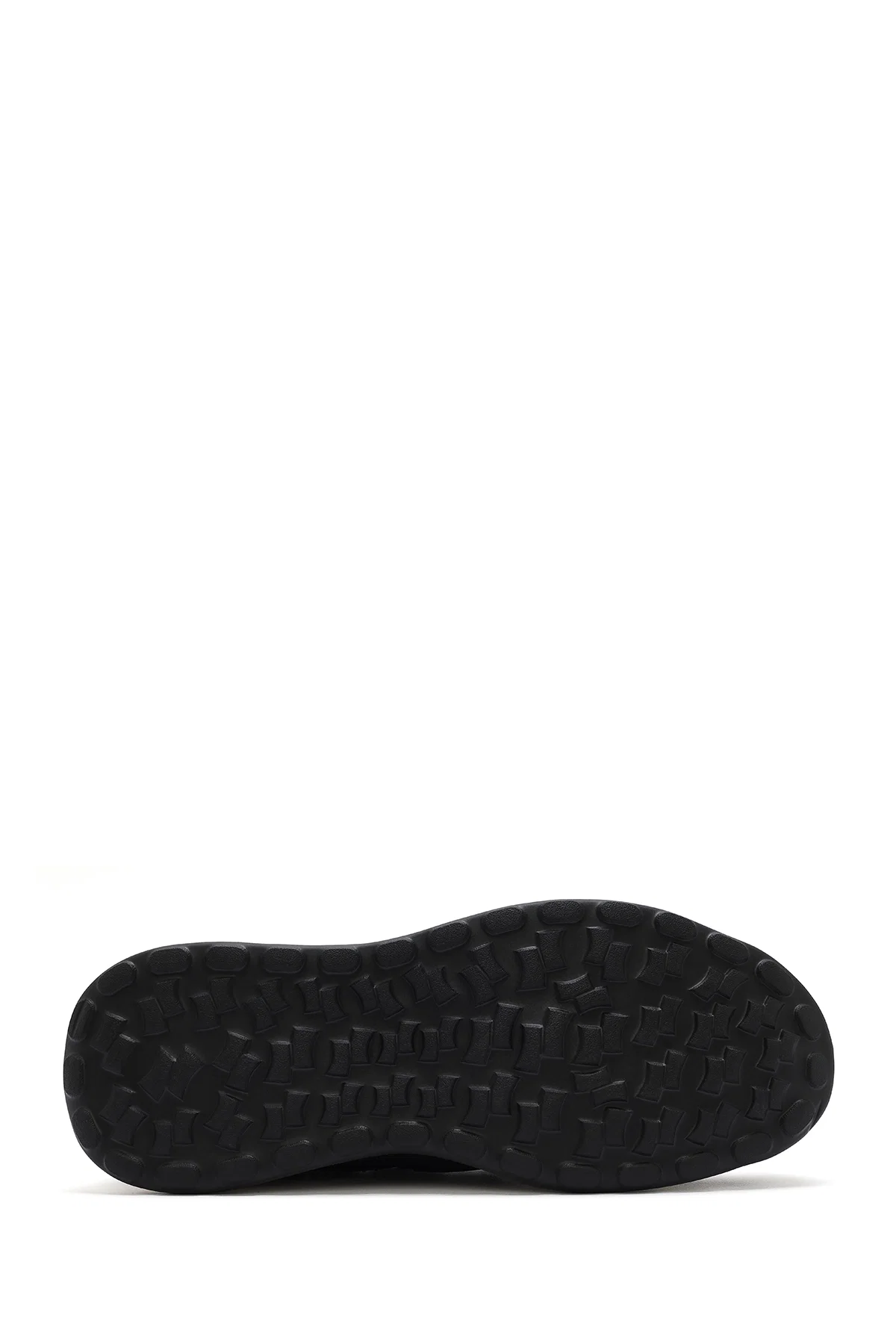 Erkek Siyah Bağcıklı Kalın Tabanlı Sneaker - Image 5