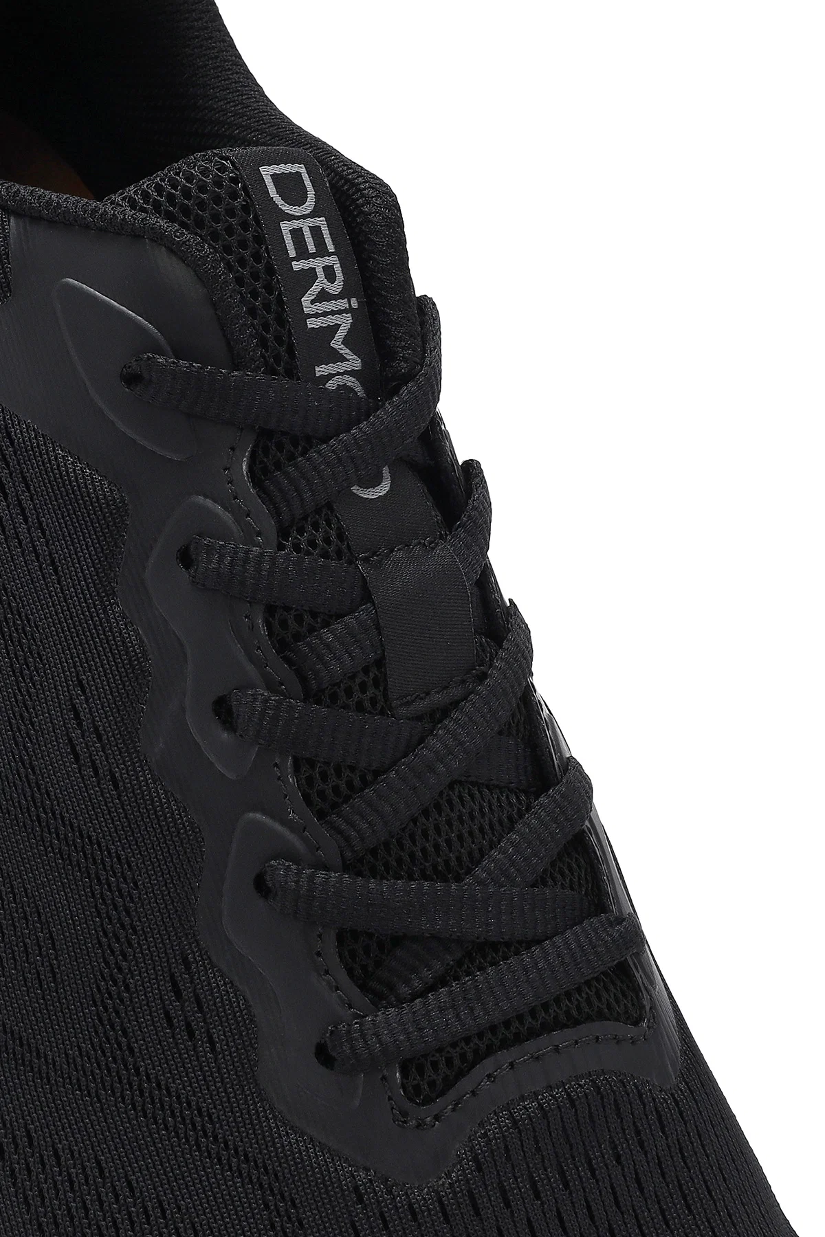 Erkek Siyah Bağcıklı Kalın Tabanlı Sneaker - Image 8
