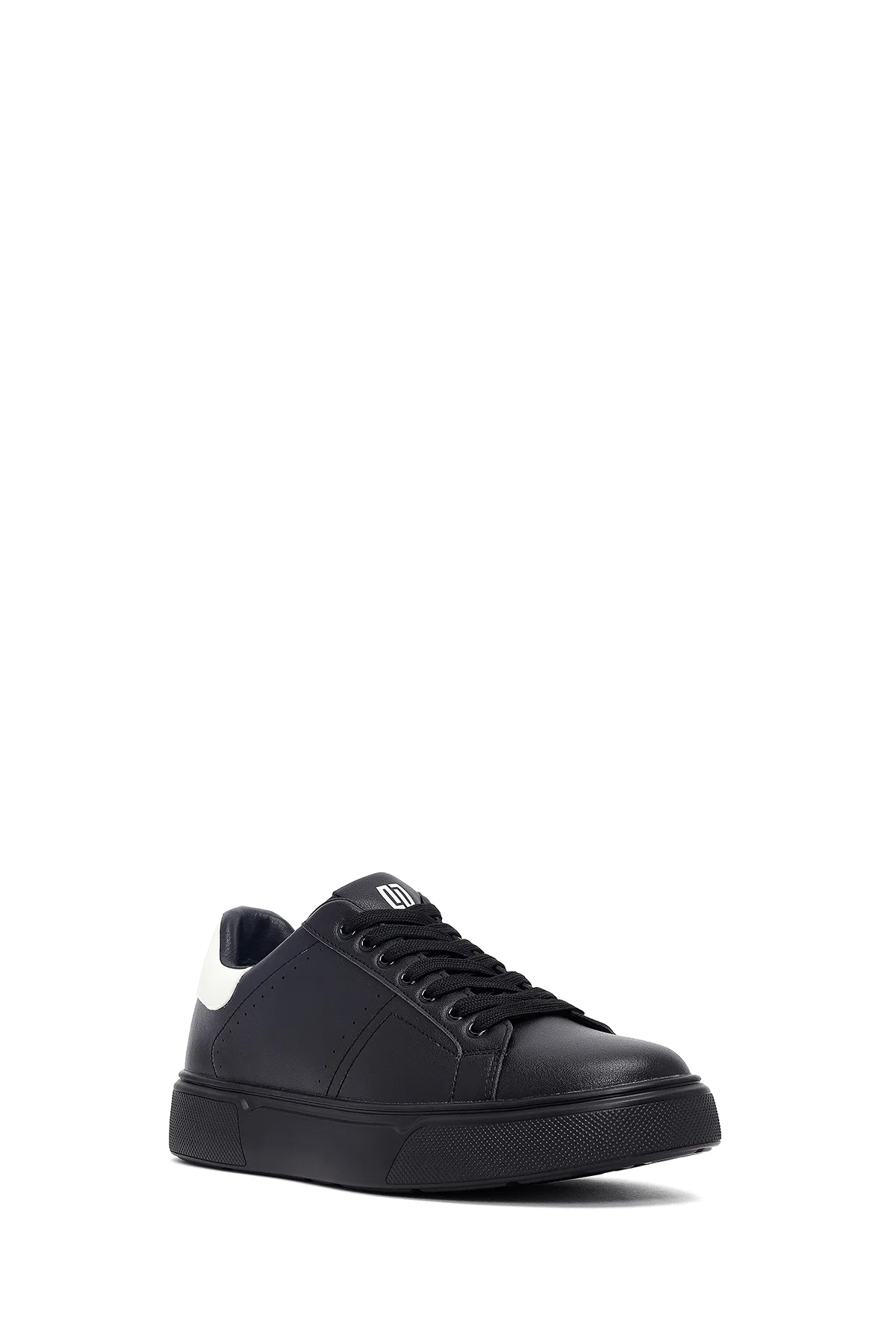 Erkek Siyah Bağcıklı Kalın Tabanlı Sneaker - Image 6
