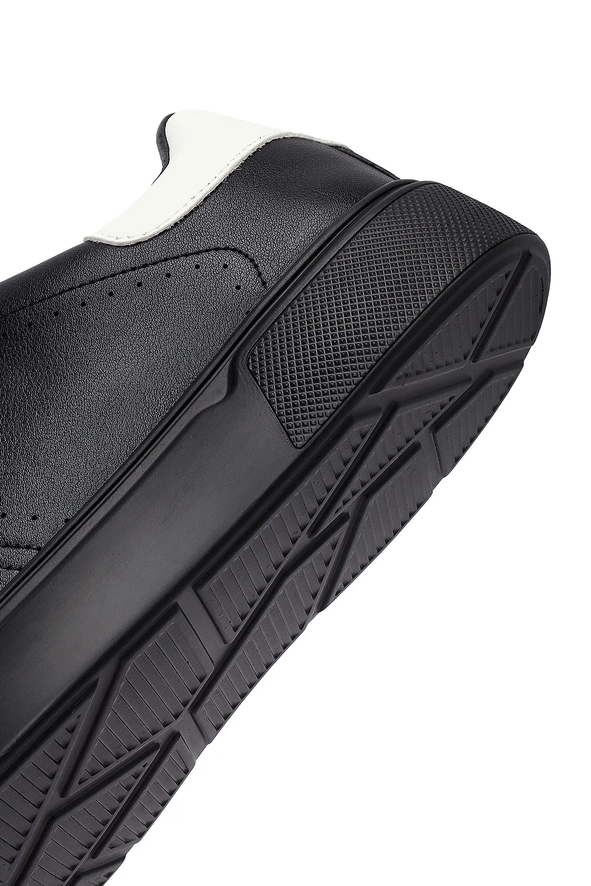 Erkek Siyah Bağcıklı Kalın Tabanlı Sneaker - Image 8