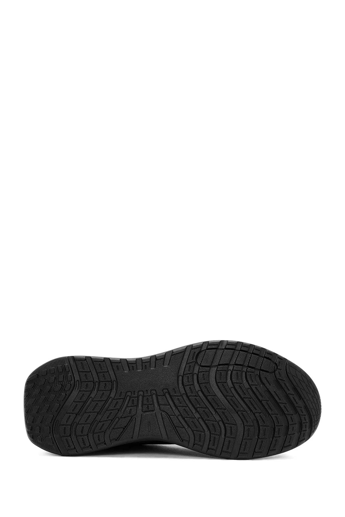 Erkek Siyah Bağcıklı Kumaş Sneaker - Image 4
