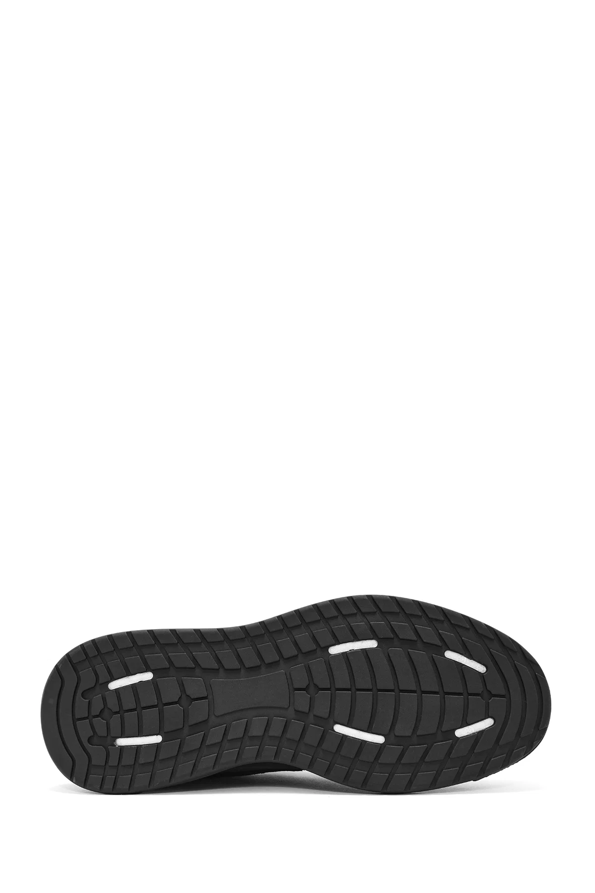 Erkek Siyah Bağcıklı Nubuk Deri Sneaker - Image 4