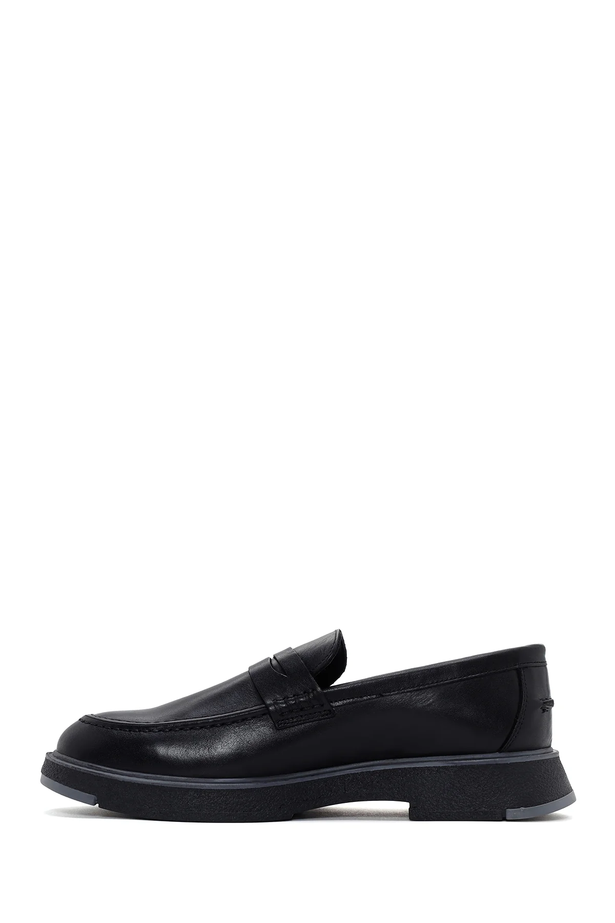 Erkek Siyah Casual Deri Loafer - Image 2