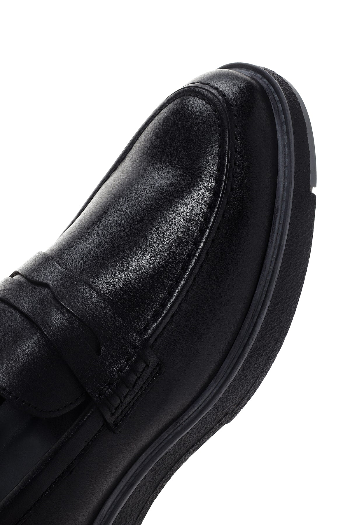 Erkek Siyah Casual Deri Loafer - Image 9