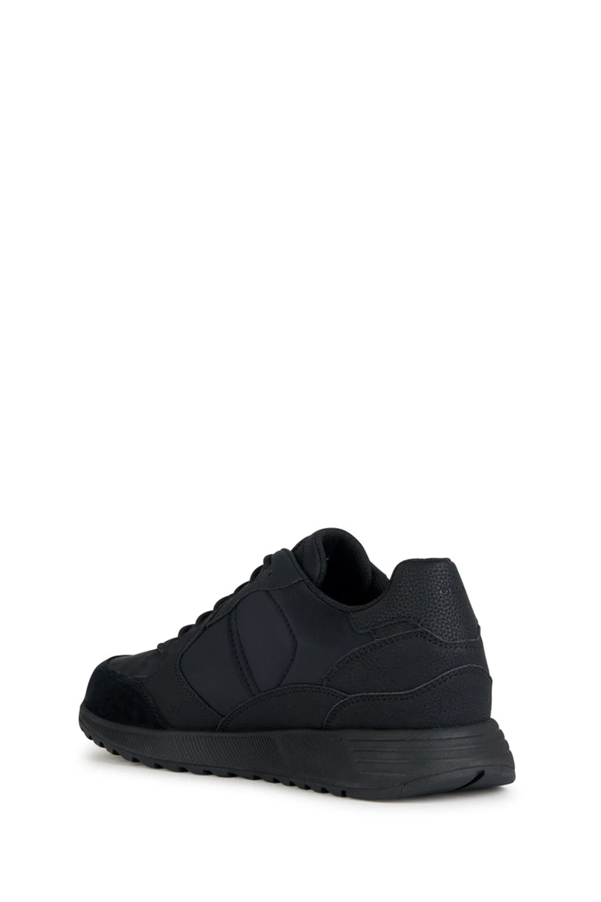 Geox Erkek Siyah Bağcıklı Deri Sneaker - Image 3