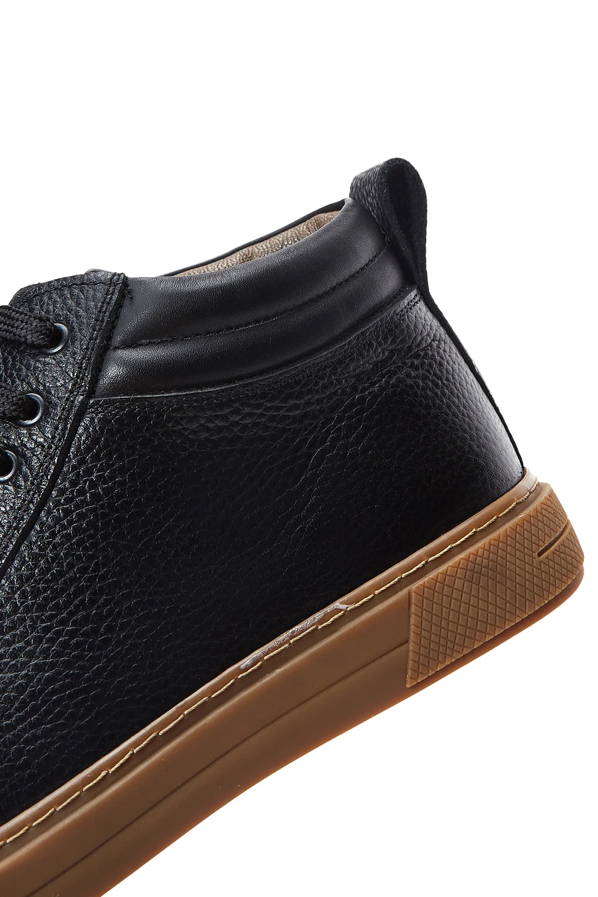 Erkek Siyah Deri Bilekli Sneaker Bot - Image 7