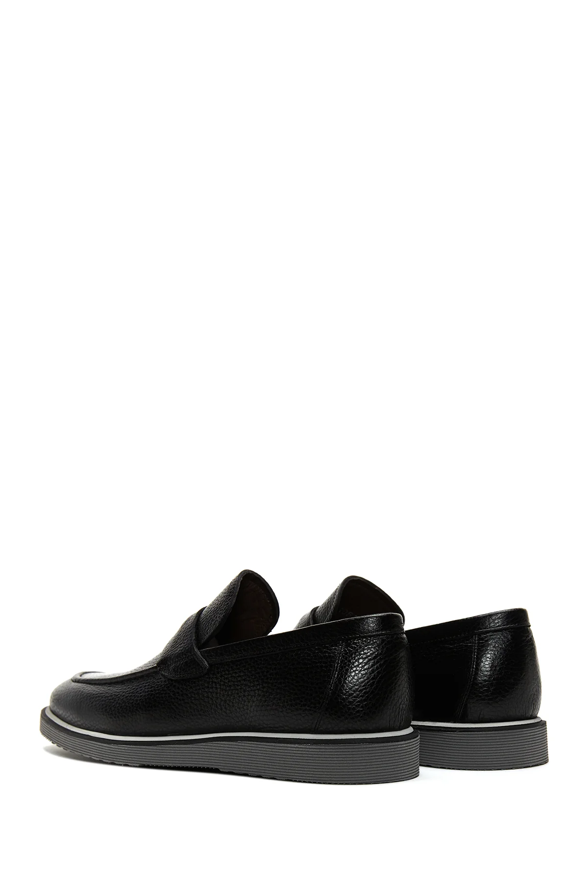 Erkek Siyah Deri Casual Loafer - Image 5
