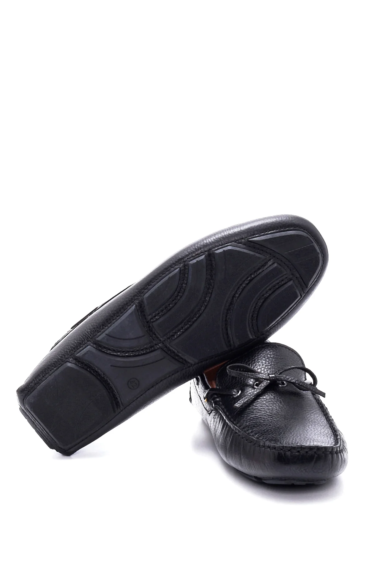 Erkek Siyah Deri Casual Loafer - Image 4