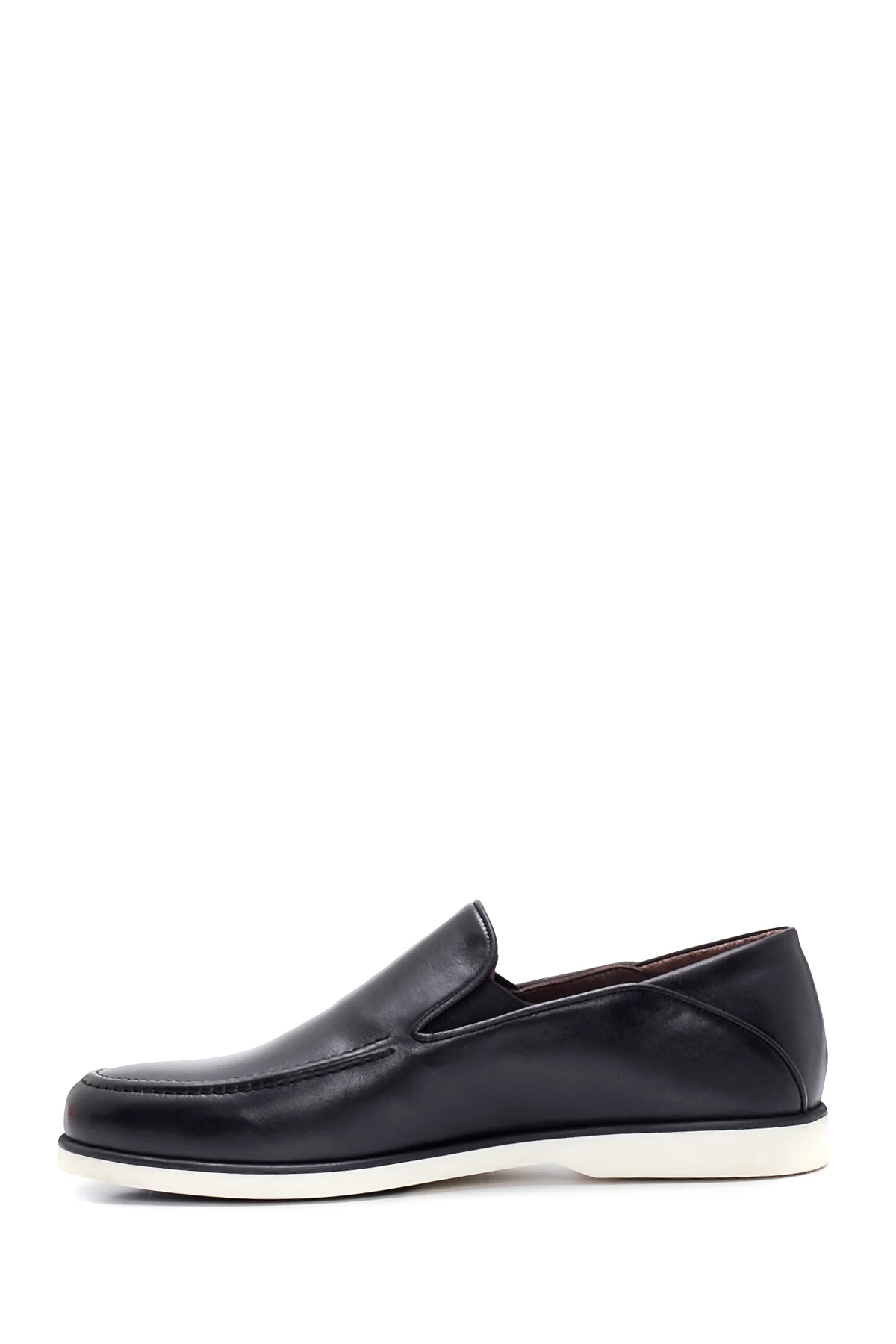 Erkek Siyah Deri Casual Loafer - Image 2