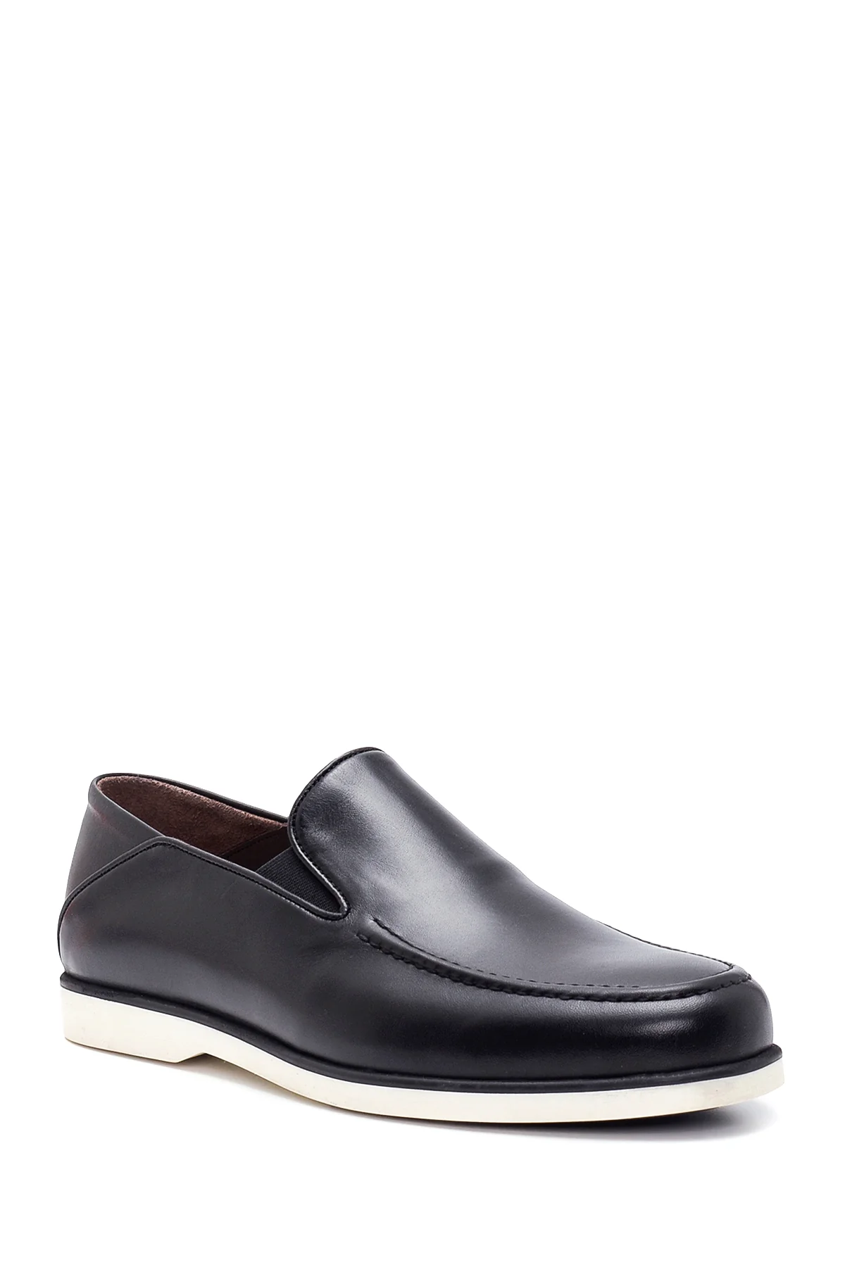 Erkek Siyah Deri Casual Loafer - Image 3