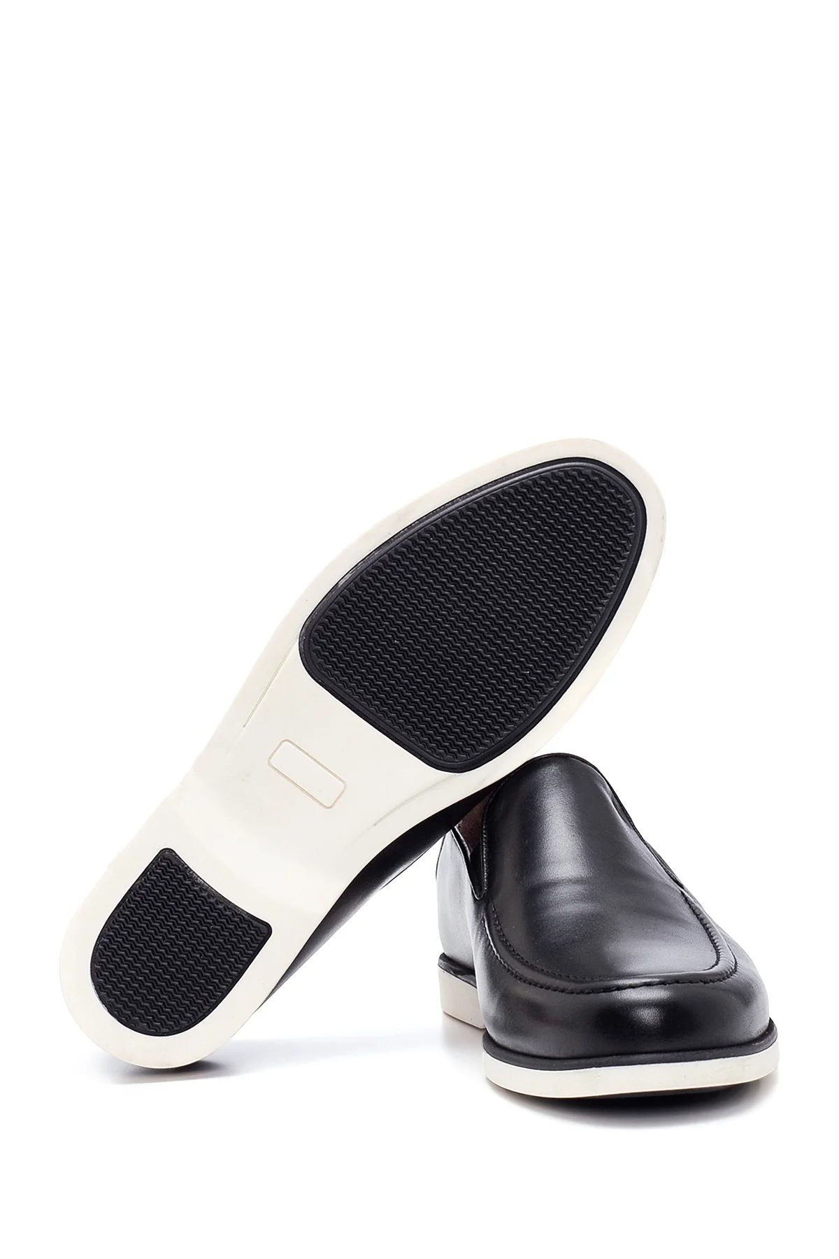 Erkek Siyah Deri Casual Loafer - Image 4