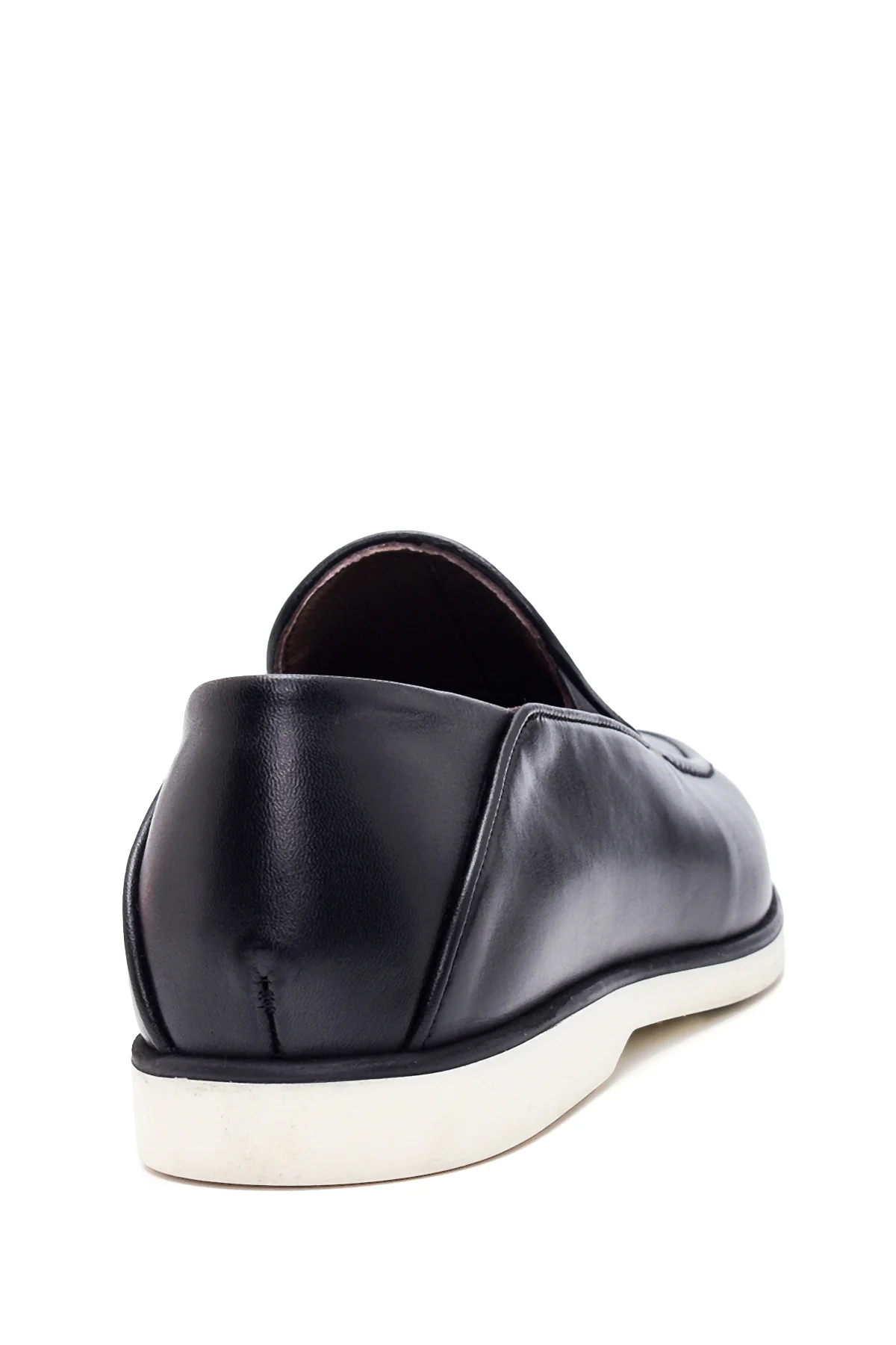 Erkek Siyah Deri Casual Loafer - Image 5