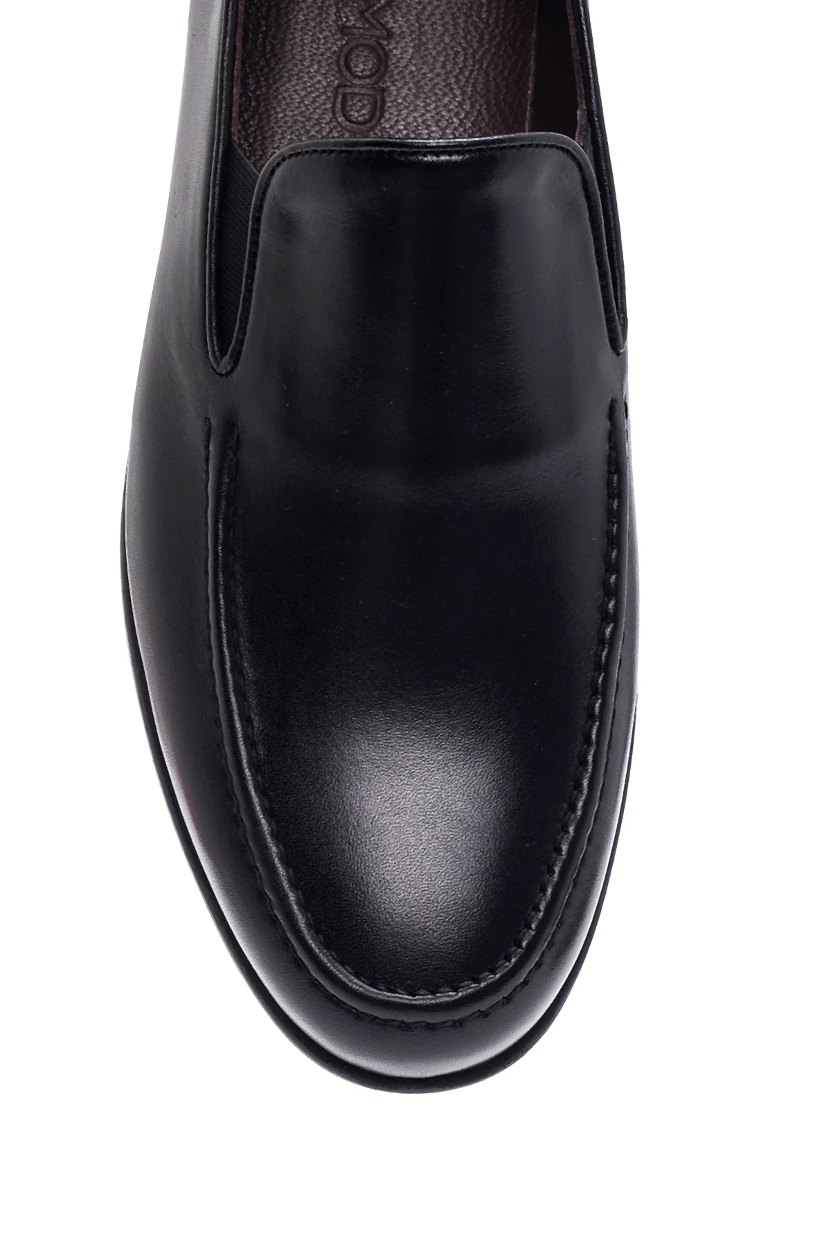 Erkek Siyah Deri Casual Loafer - Image 6