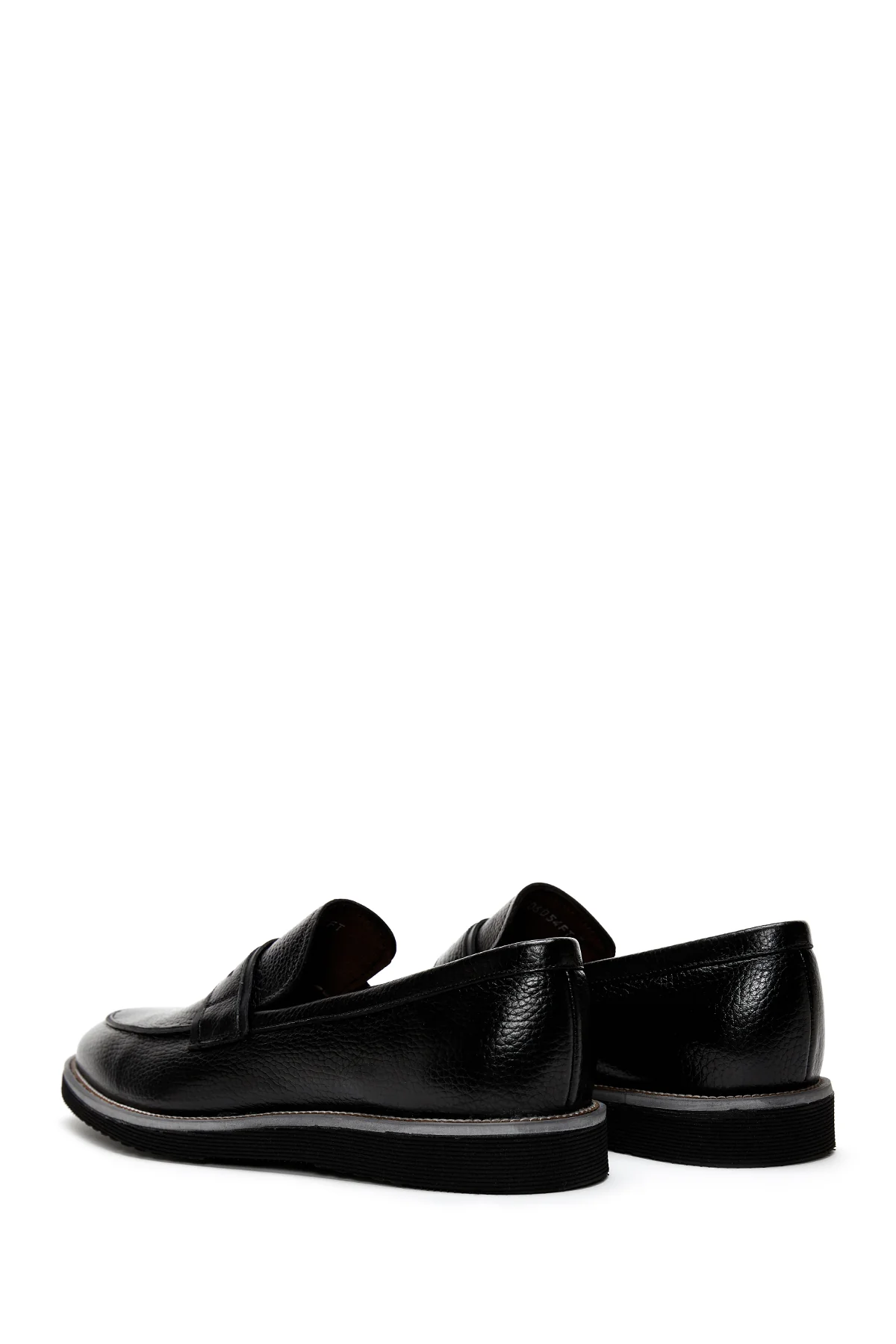 Erkek Siyah Deri Casual Loafer - Image 5