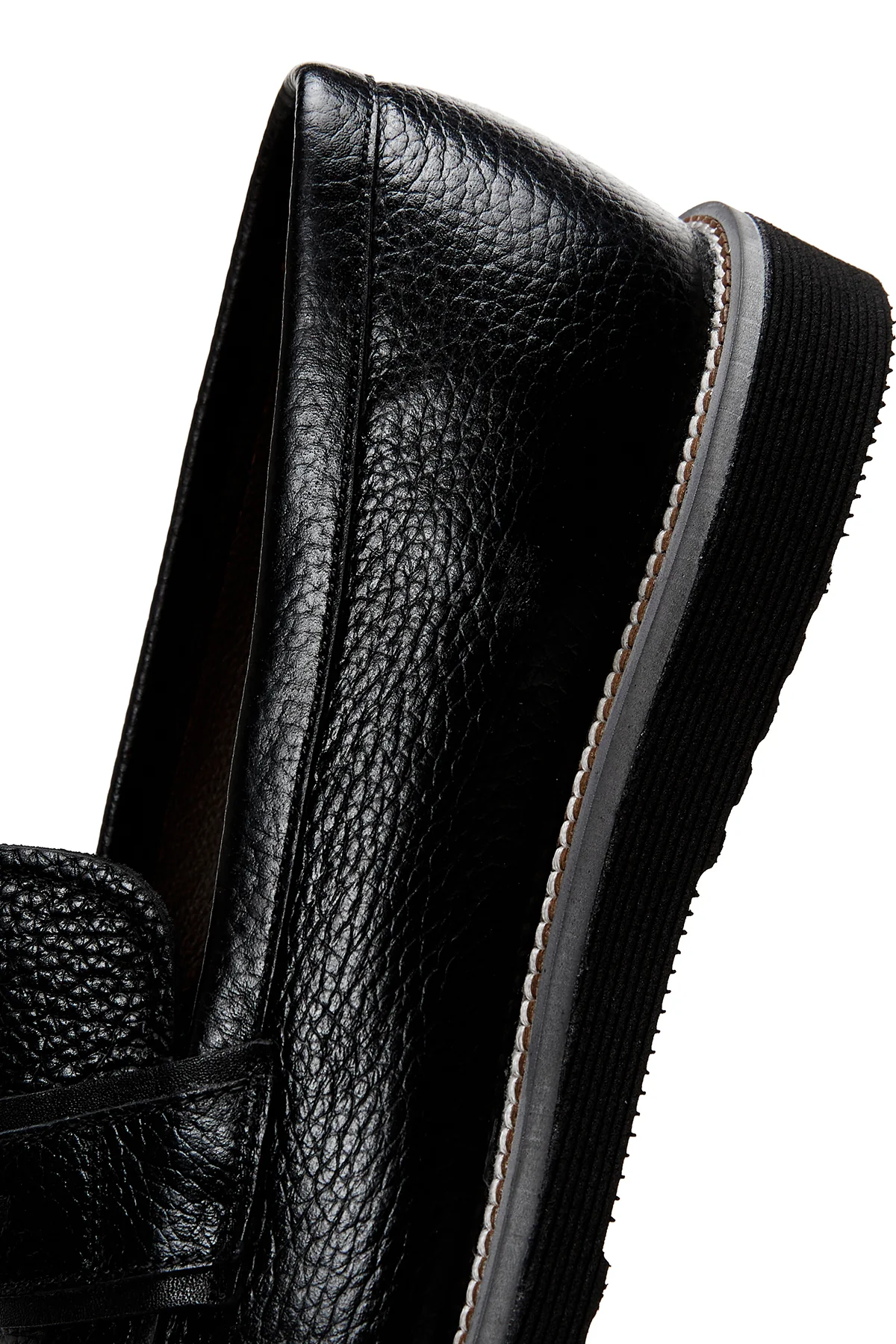 Erkek Siyah Deri Casual Loafer - Image 7