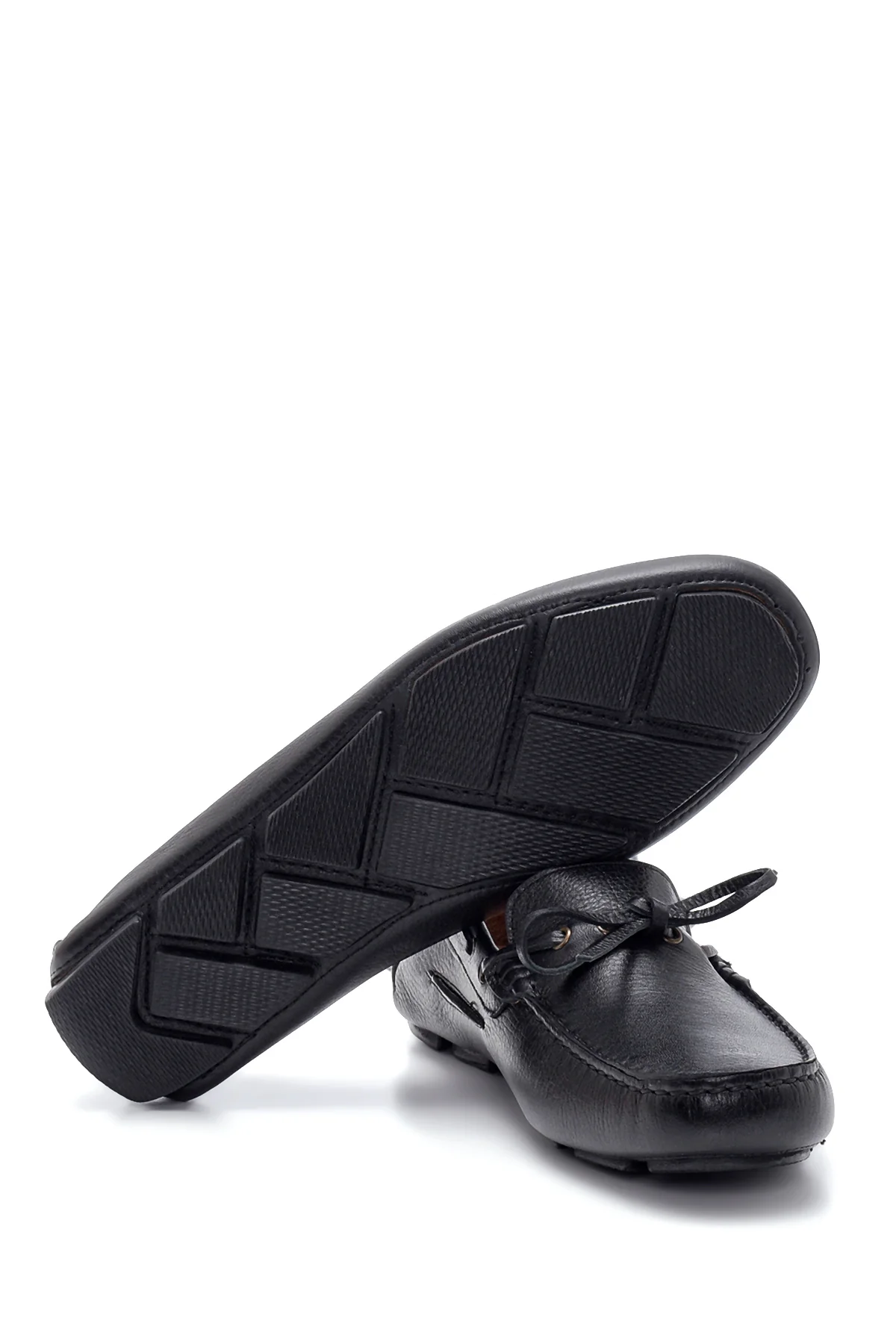 Erkek Siyah Deri Casual Loafer - Image 4